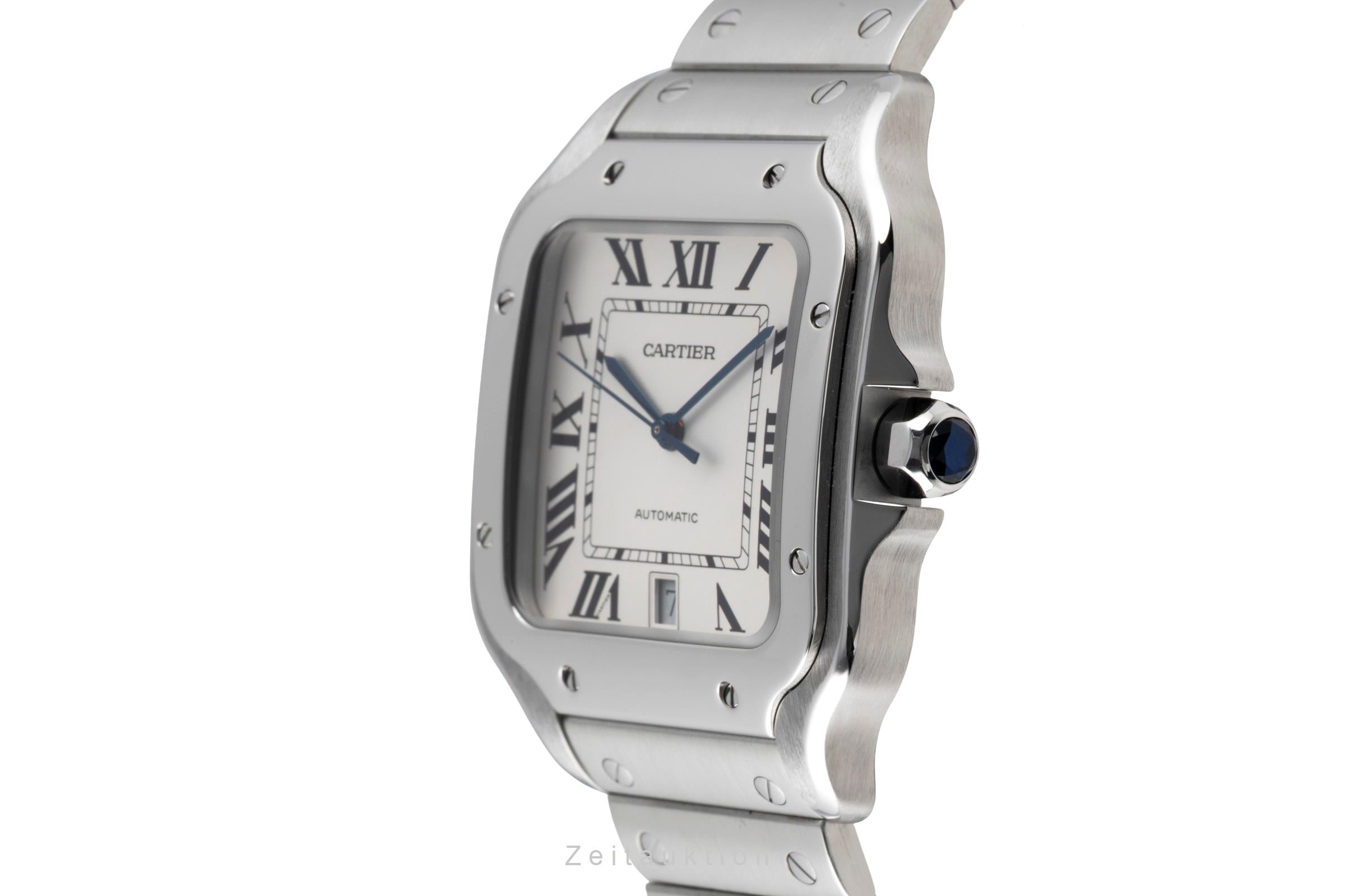 Cartier Santos steel automatic  WSSA0009 LP: 8850EUR  [2506510]