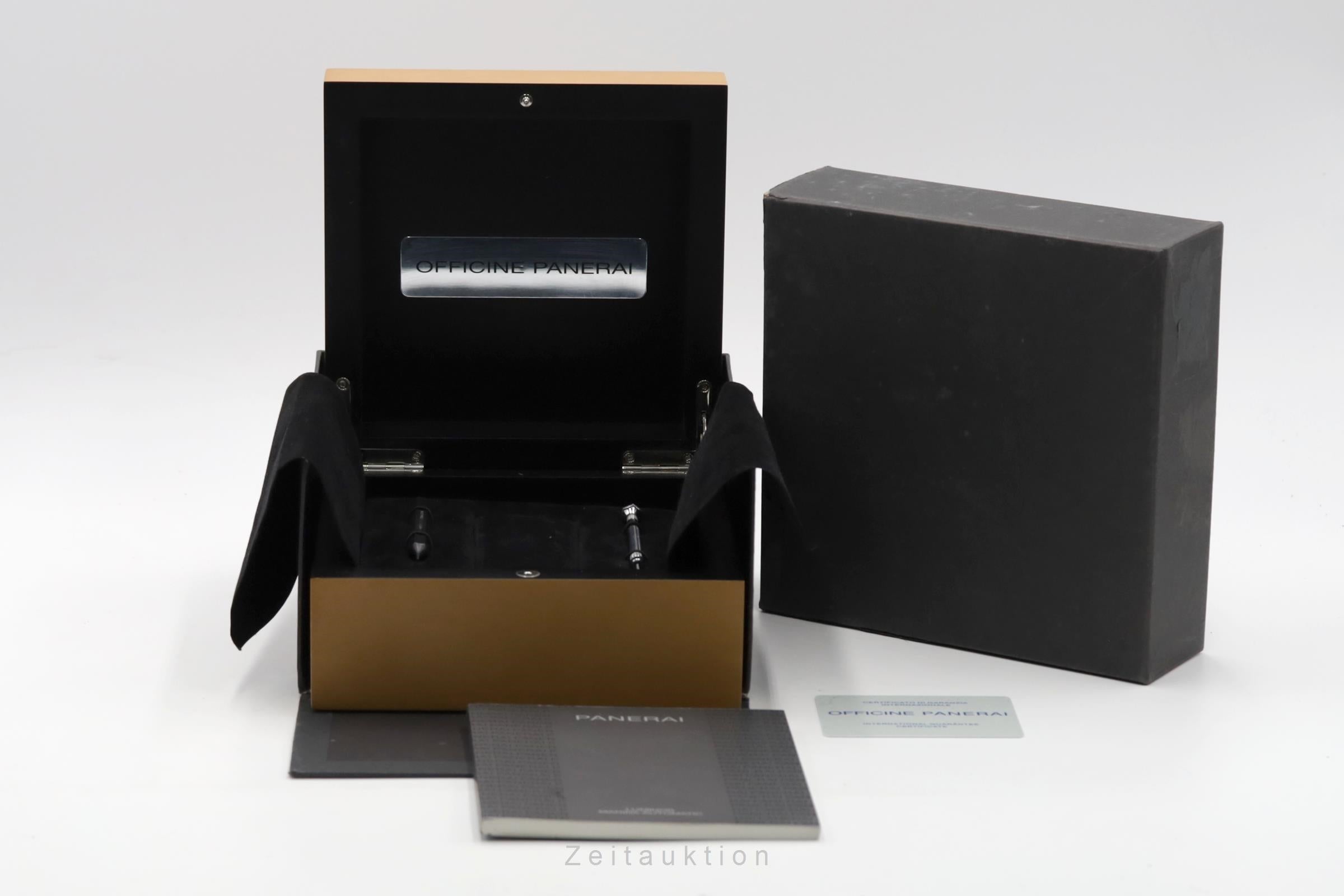 Panerai Luminor Marina Automatik Datum Edelstahl Herrenuhr Ref. PAM00104 B&P  [2506517]