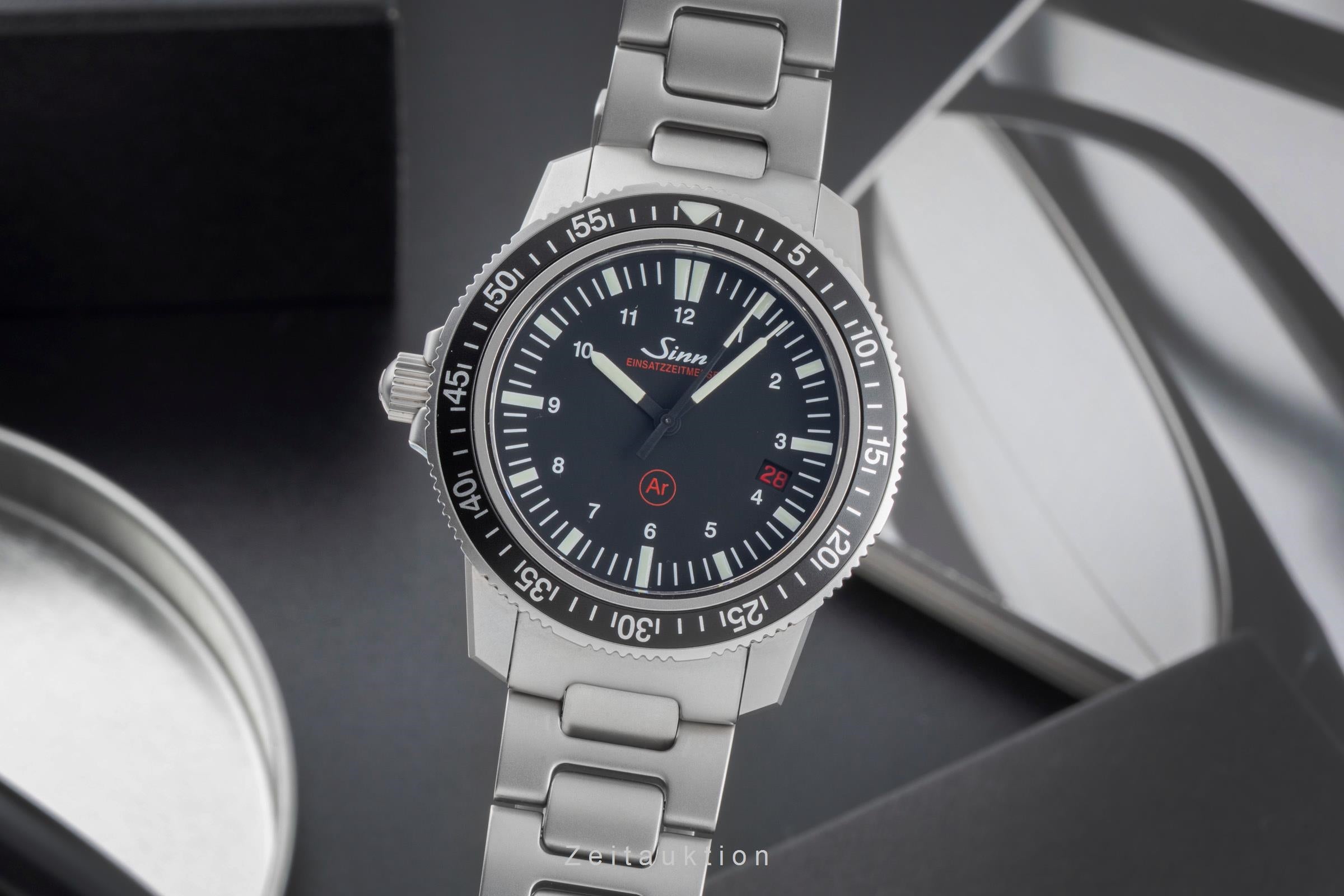 SINN EZM3 Edelstahl Automatik Ref. 603.010 Box & Papiere 2025 NP: 2140 € [2506520]