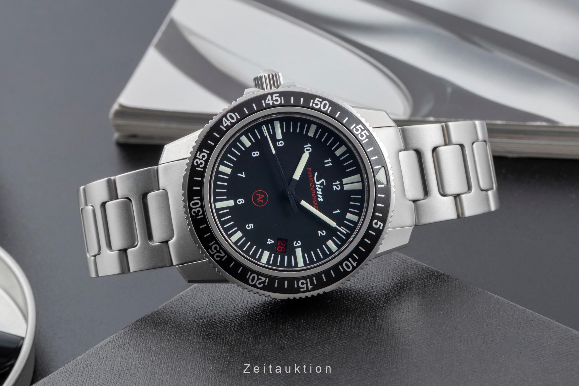 SINN EZM3 Edelstahl Automatik Ref. 603.010 Box & Papiere 2025 NP: 2140 € [2506520]