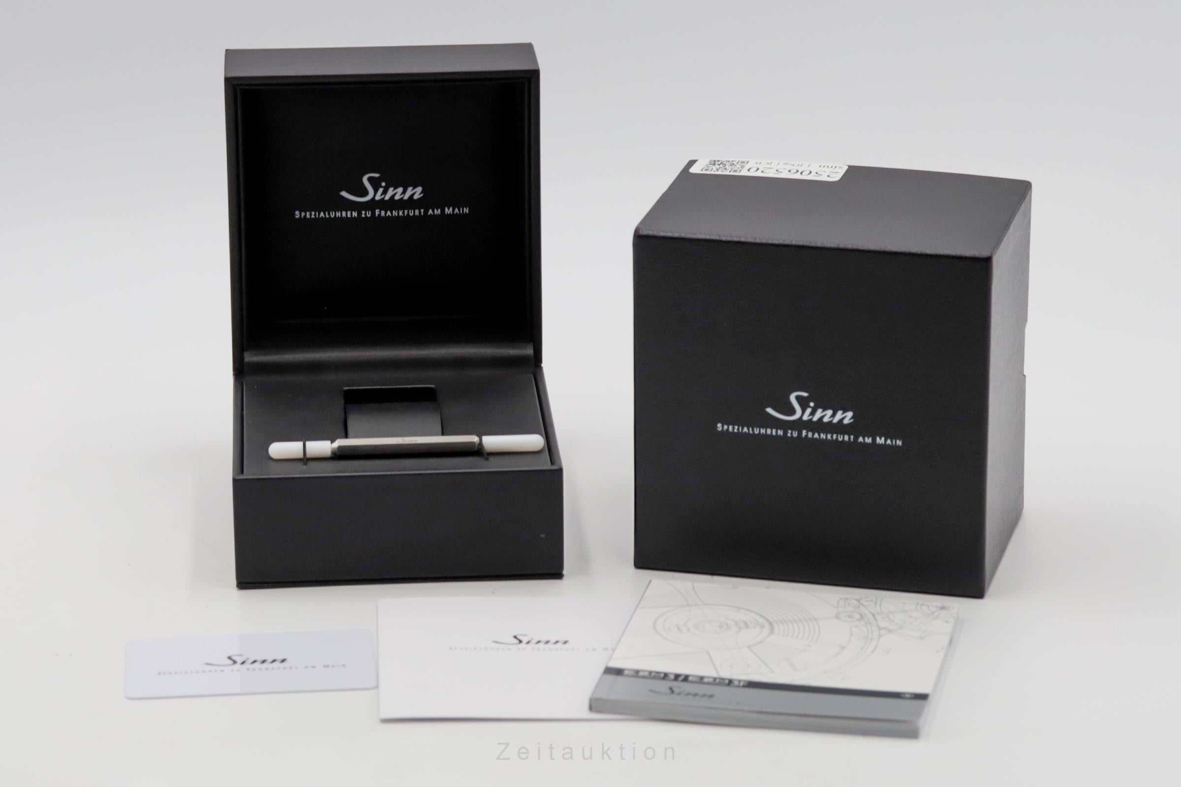 SINN EZM3 Edelstahl Automatik Ref. 603.010 Box & Papiere 2025 NP: 2140 € [2506520]