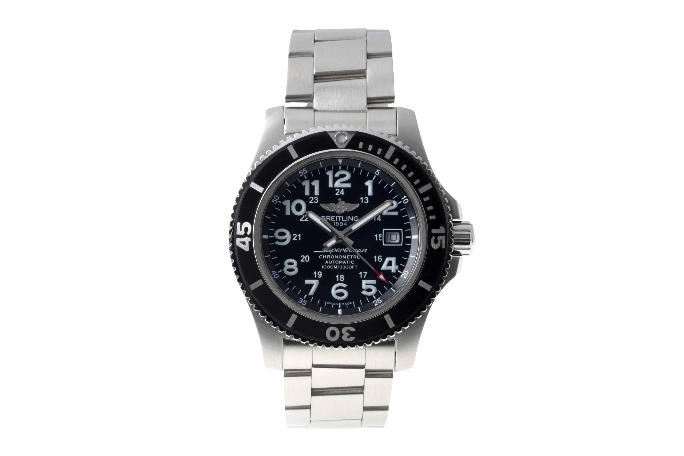 Breitling Superocean steel automatic men's watch A17392D7/BD68	  [2506521]