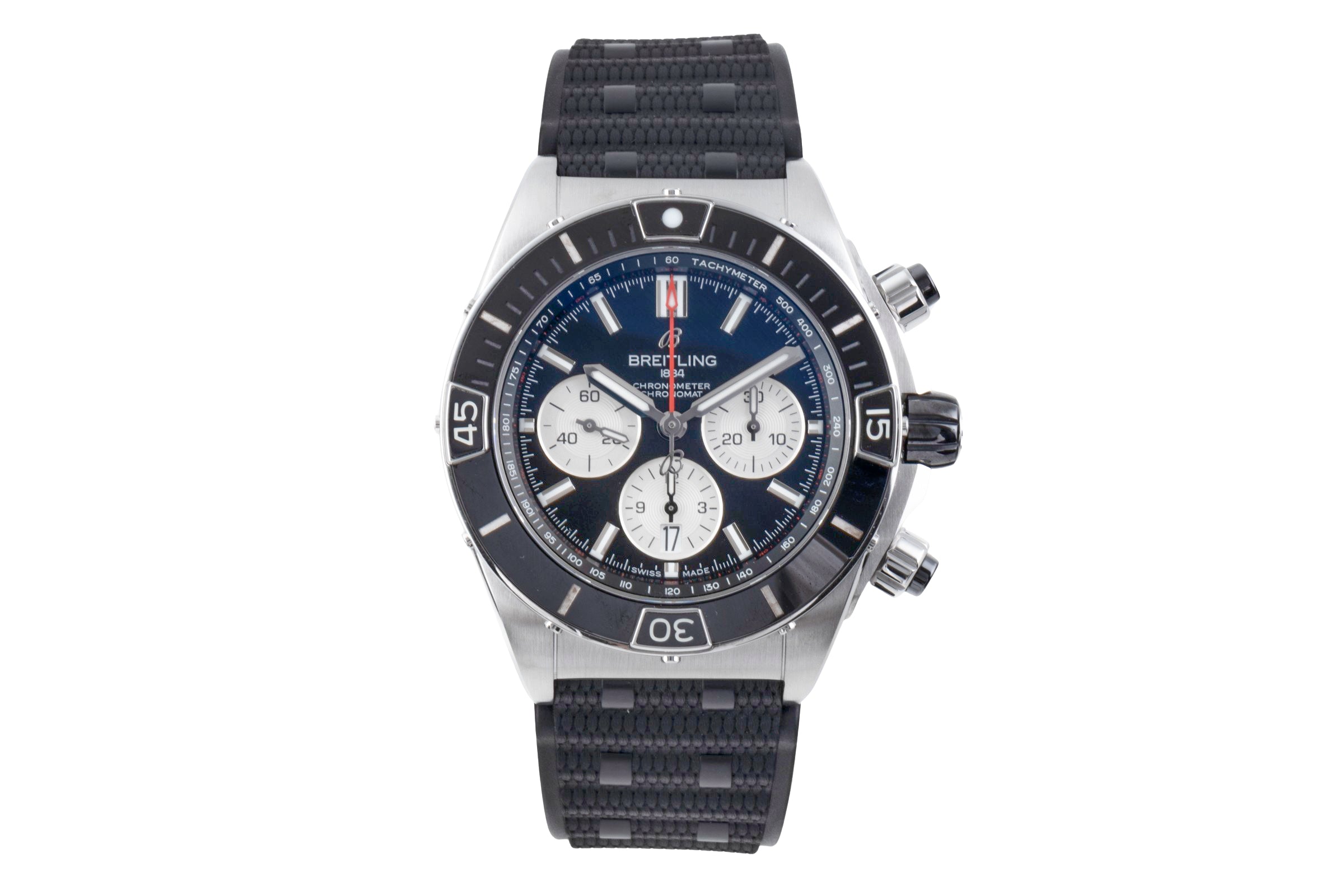 Breitling Chronomat 44 chronograph steel automatic men's watch AB0136 LP: 9850EUR  [2506523]