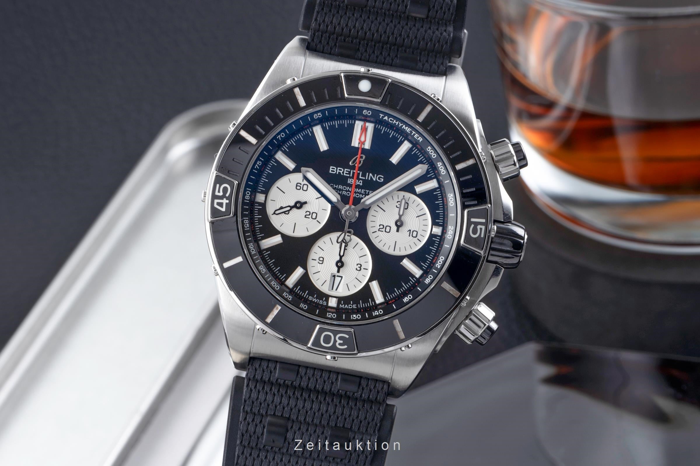 Breitling Chronomat 44 chronograph steel automatic men's watch AB0136 LP: 9850EUR  [2506523]