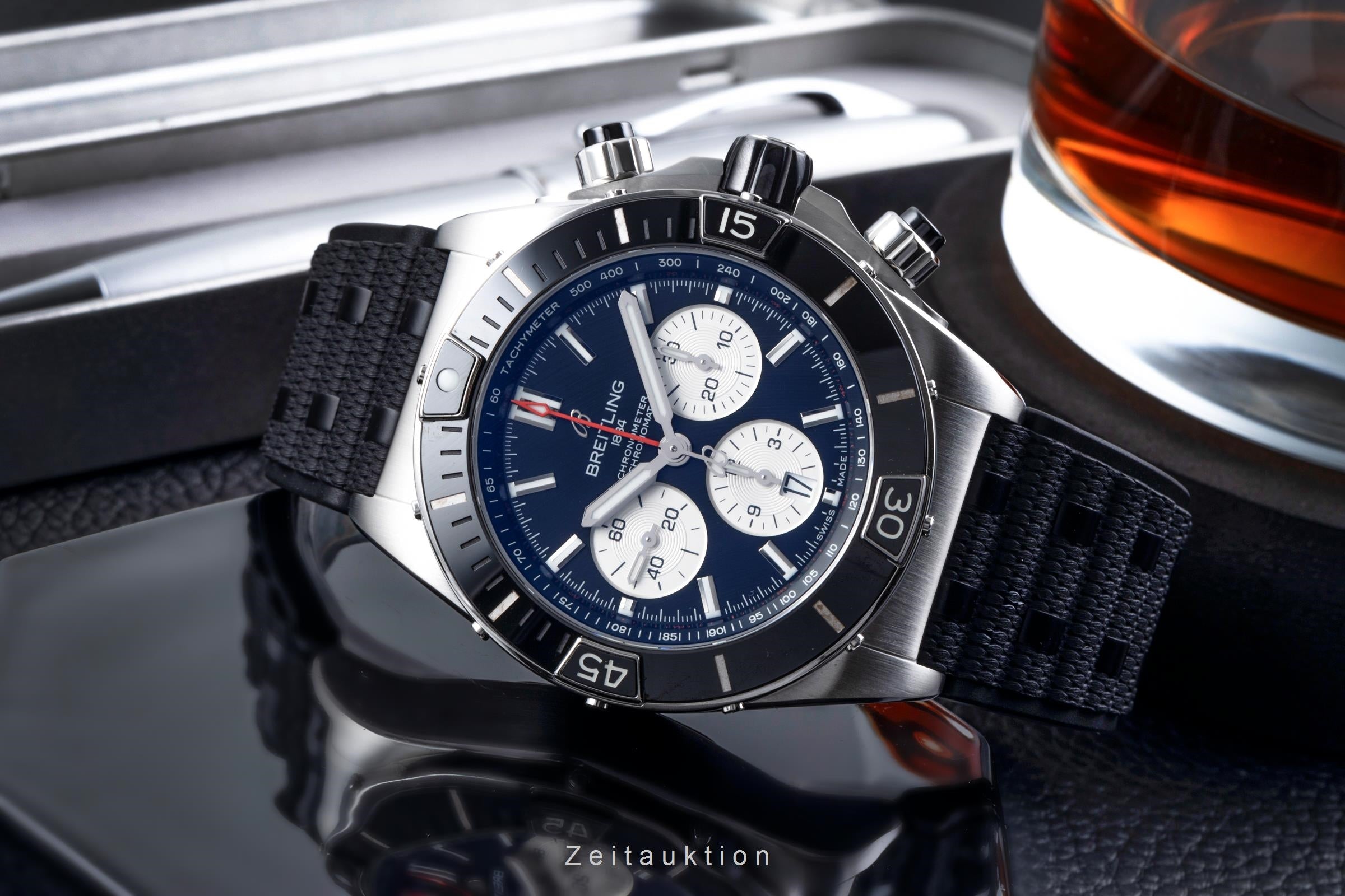 Breitling Chronomat 44 chronographe acier automatique montre pour hommes AB0136 LP: 9850EUR  [2506523]