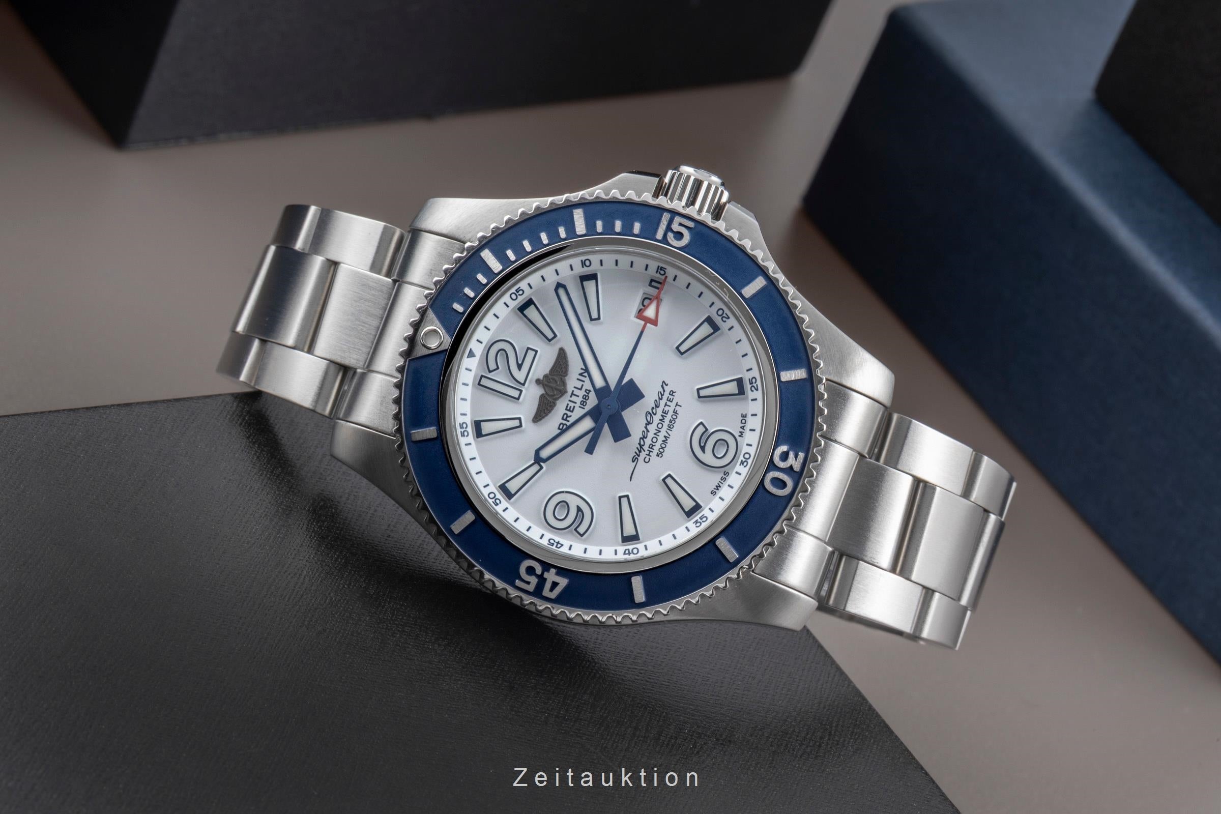 Breitling Superocean steel automatic men's watch A17366  [2506525]