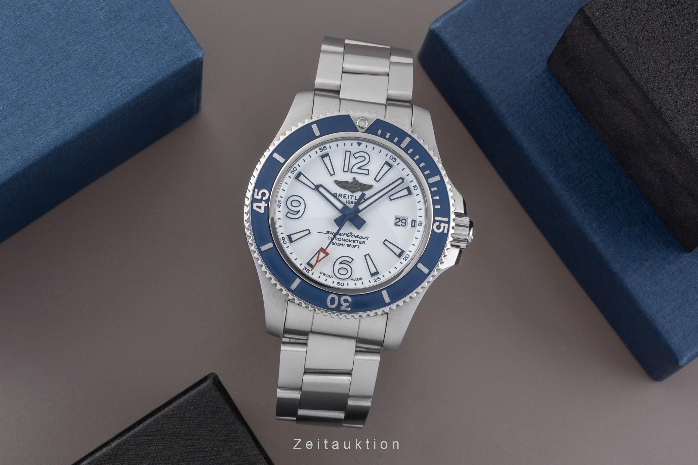 Breitling Superocean steel automatic men's watch A17366  [2506525]