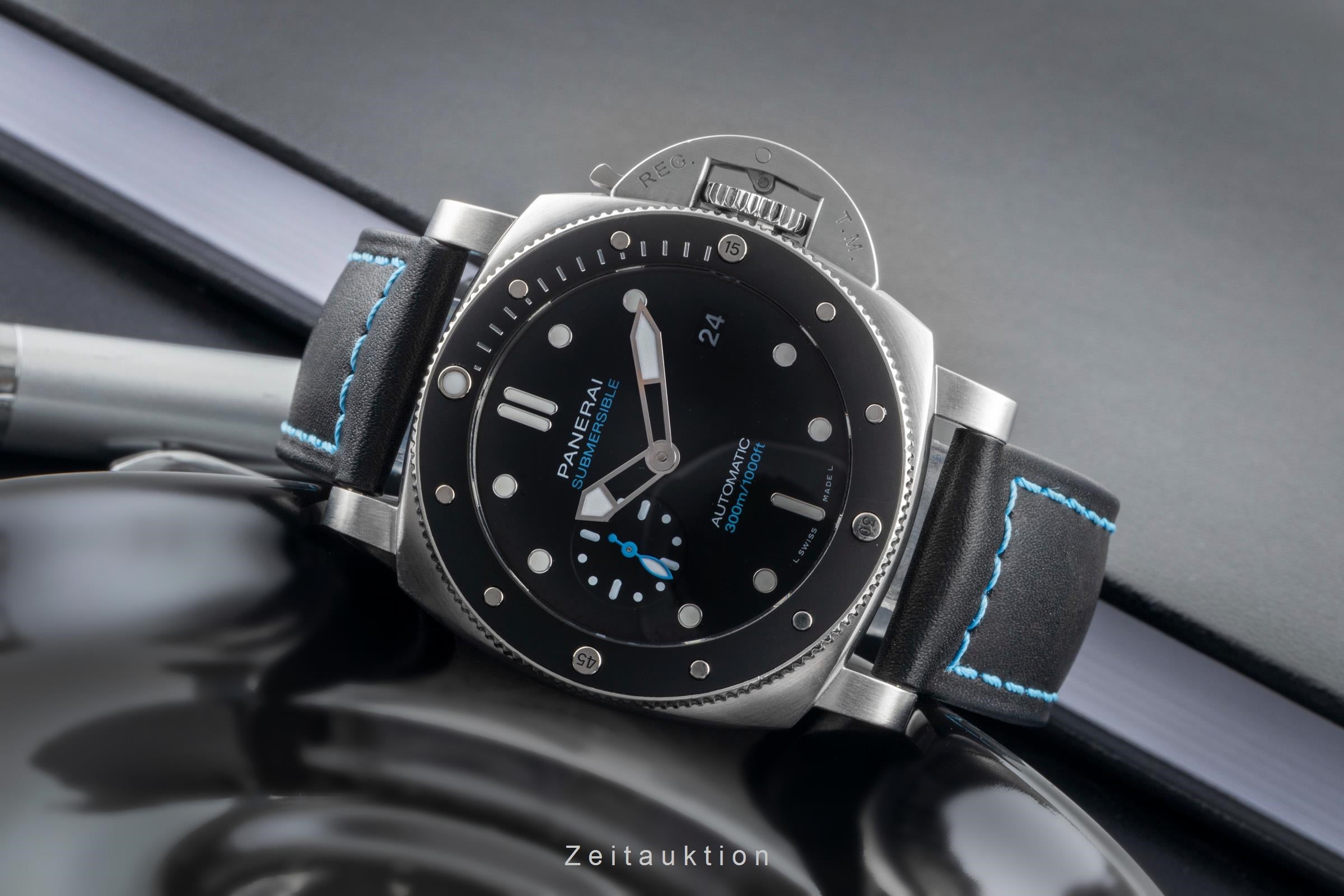 Panerai Submersible acero automático reloj para caballeros PAM00683 LP: 9700EUR  [2506527]