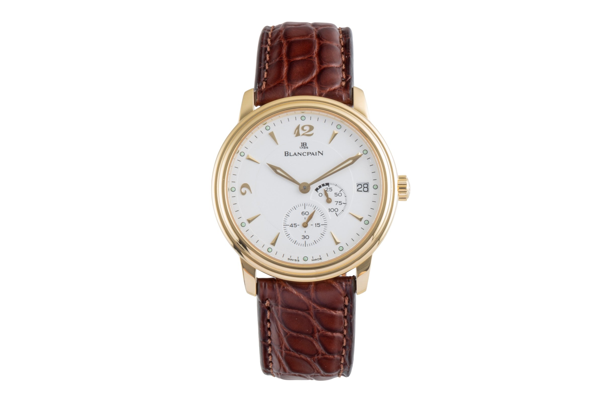 Blancpain Villeret 18k (0,750) Gold Handaufzug Herrenuhr Ref. 1106-1418  [2506528]