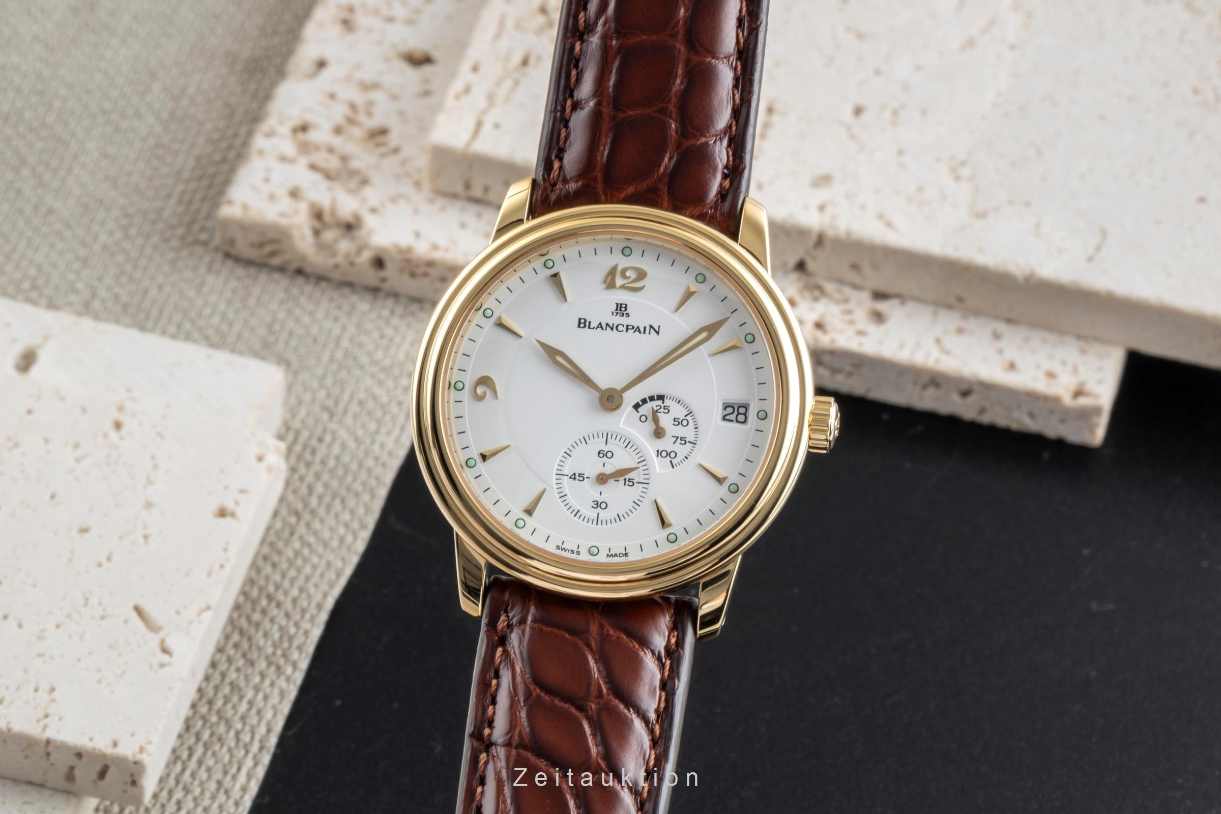Blancpain Villeret 18k (0,750) Gold Handaufzug Herrenuhr Ref. 1106-1418  [2506528]