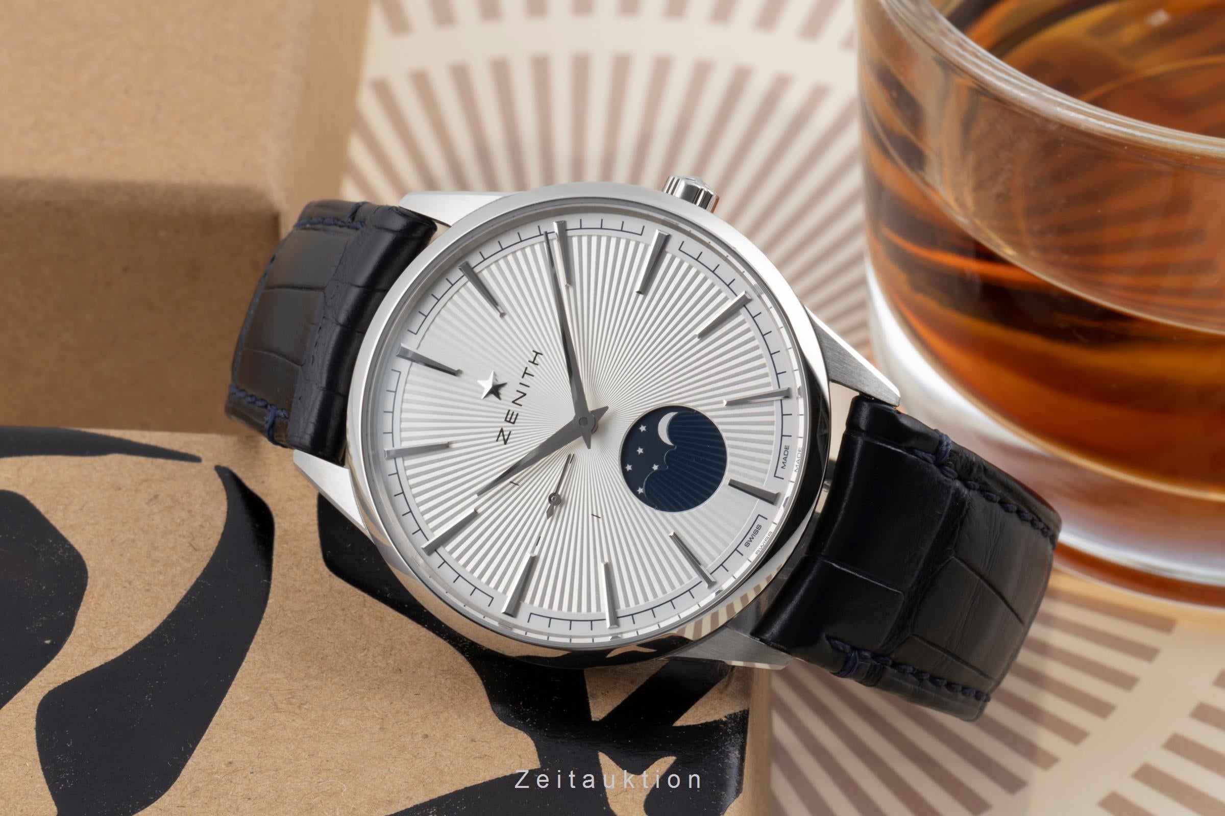 Zenith Elite acero automático reloj para caballeros 03.3100.692/01.C922 LP: 7700EUR  [2506529]