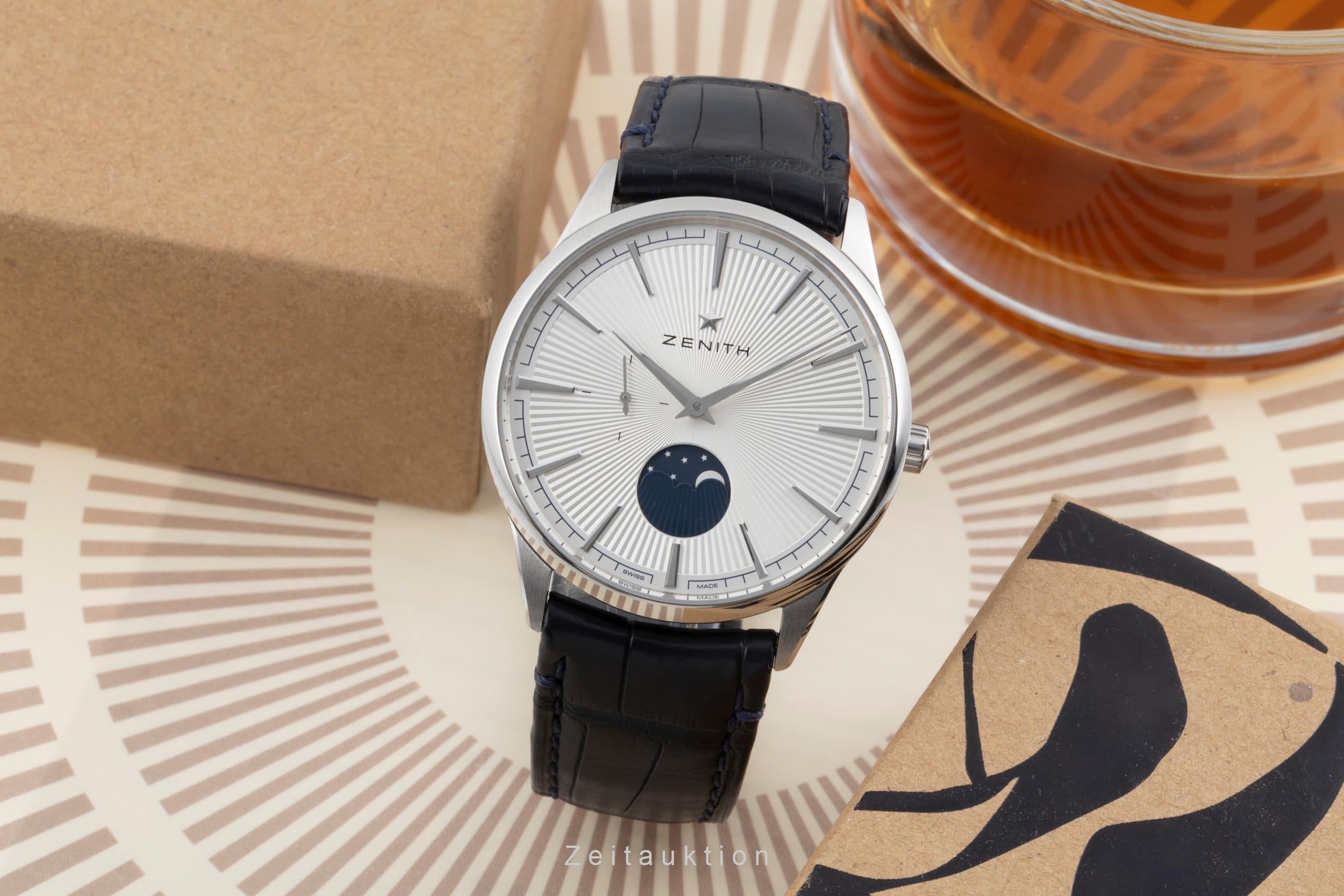 Zenith Elite acero automático reloj para caballeros 03.3100.692/01.C922 LP: 7700EUR  [2506529]