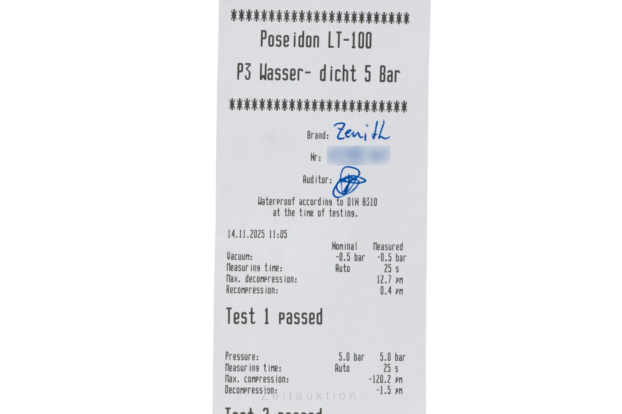 Zenith Elite acero automático reloj para caballeros 03.3100.692/01.C922 LP: 7700EUR  [2506529]