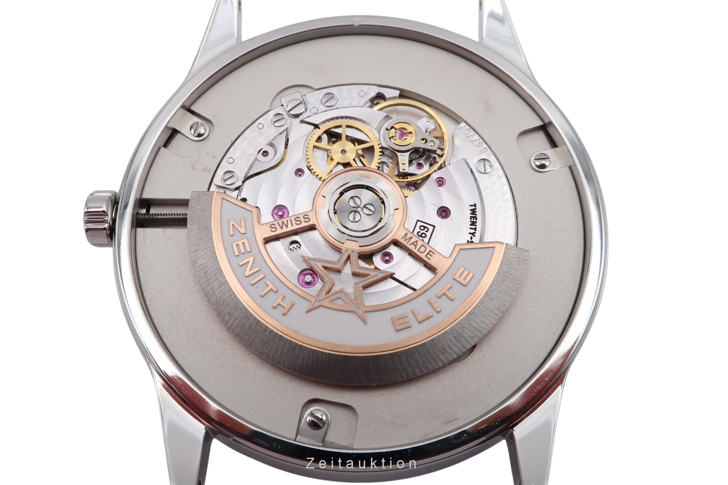 Zenith Elite acero automático reloj para caballeros 03.3100.692/01.C922 LP: 7700EUR  [2506529]