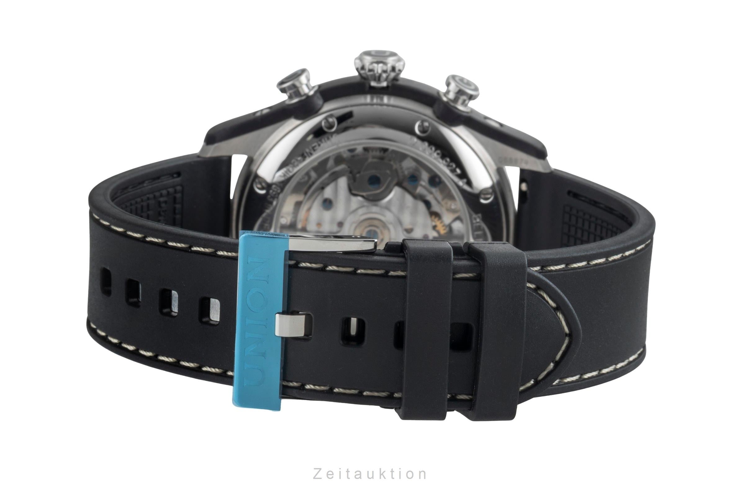 Union Glashütte Belisar cronógrafo acero automático reloj para caballeros D009.927.26.207.00 LP: 3900EUR  [2506530]