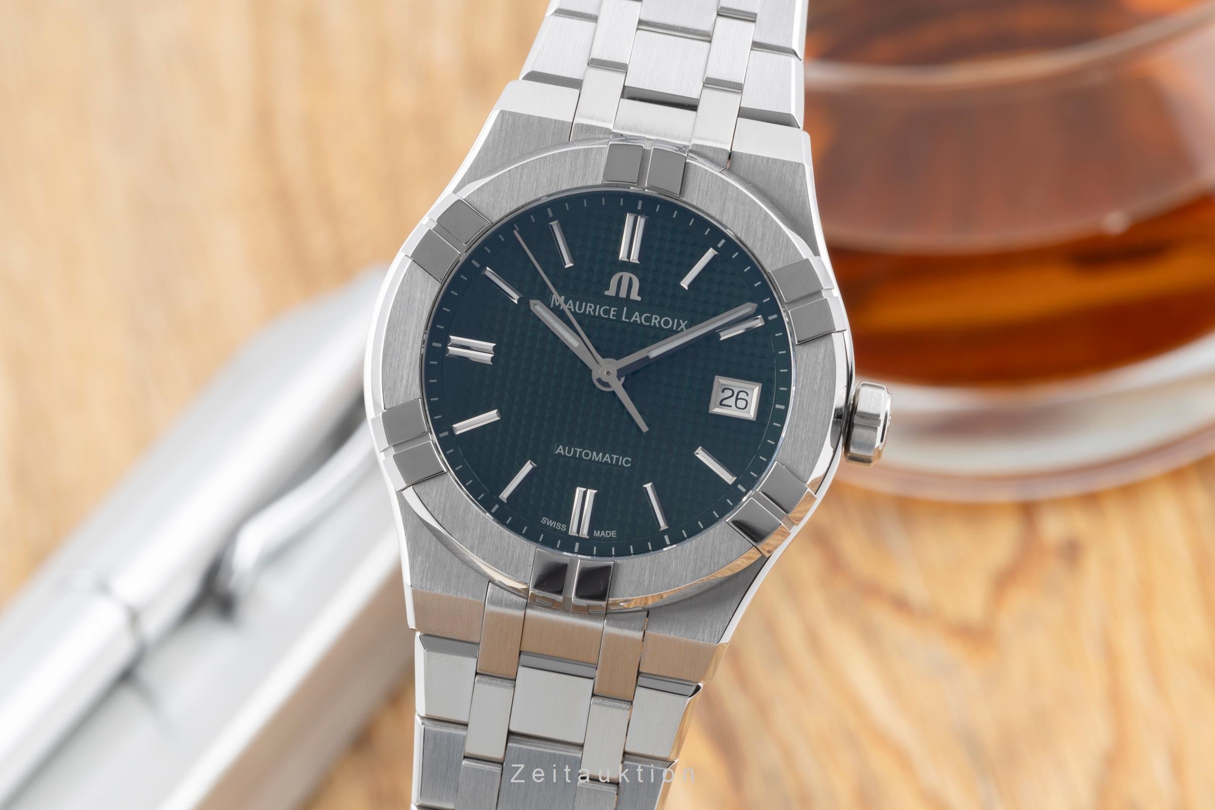 Maurice Lacroix Aikon acier automatique montre pour hommes AI 6007-SS002-630-1  [2506532]