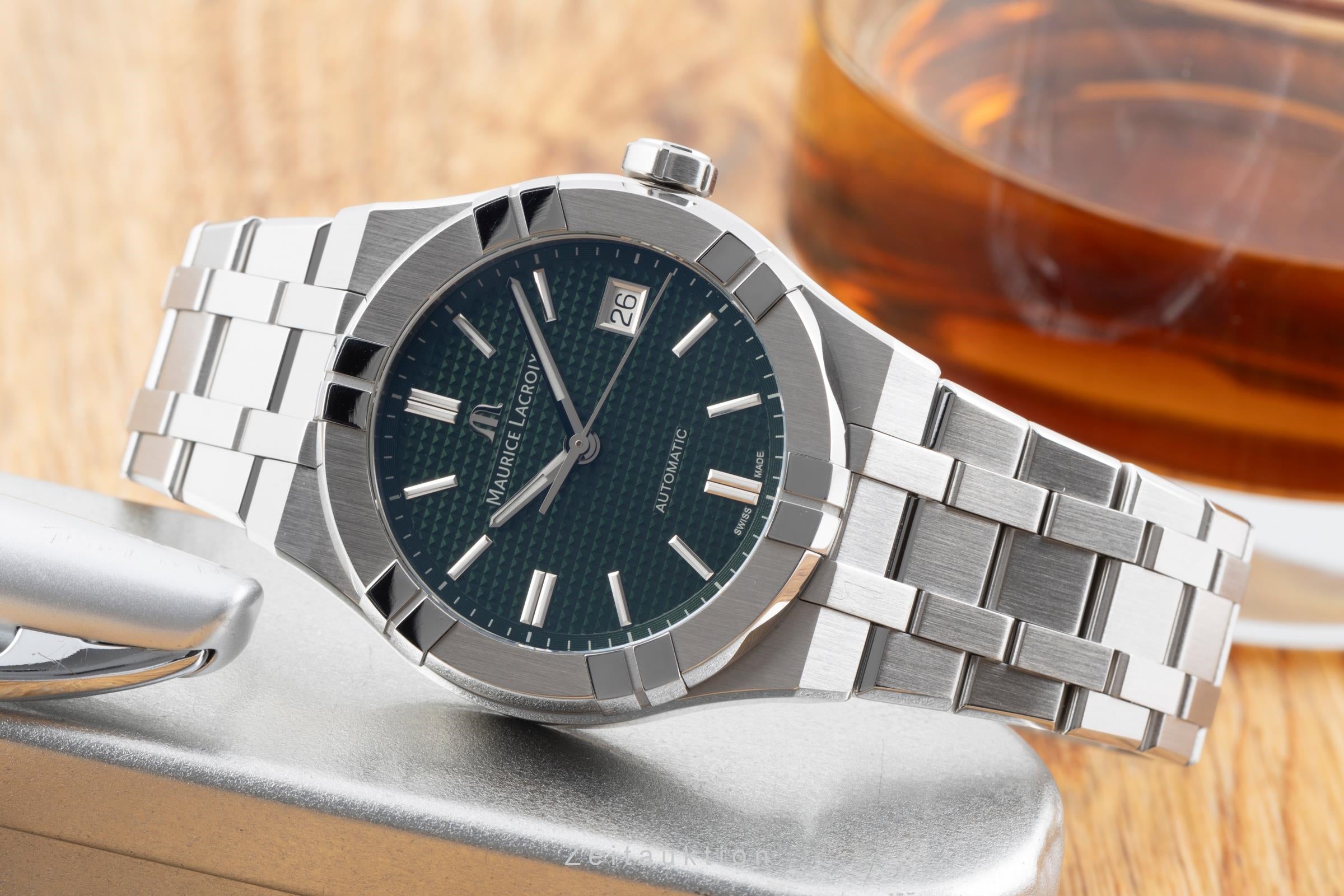 Maurice Lacroix Aikon acero automático reloj para caballeros AI 6007-SS002-630-1  [2506532]