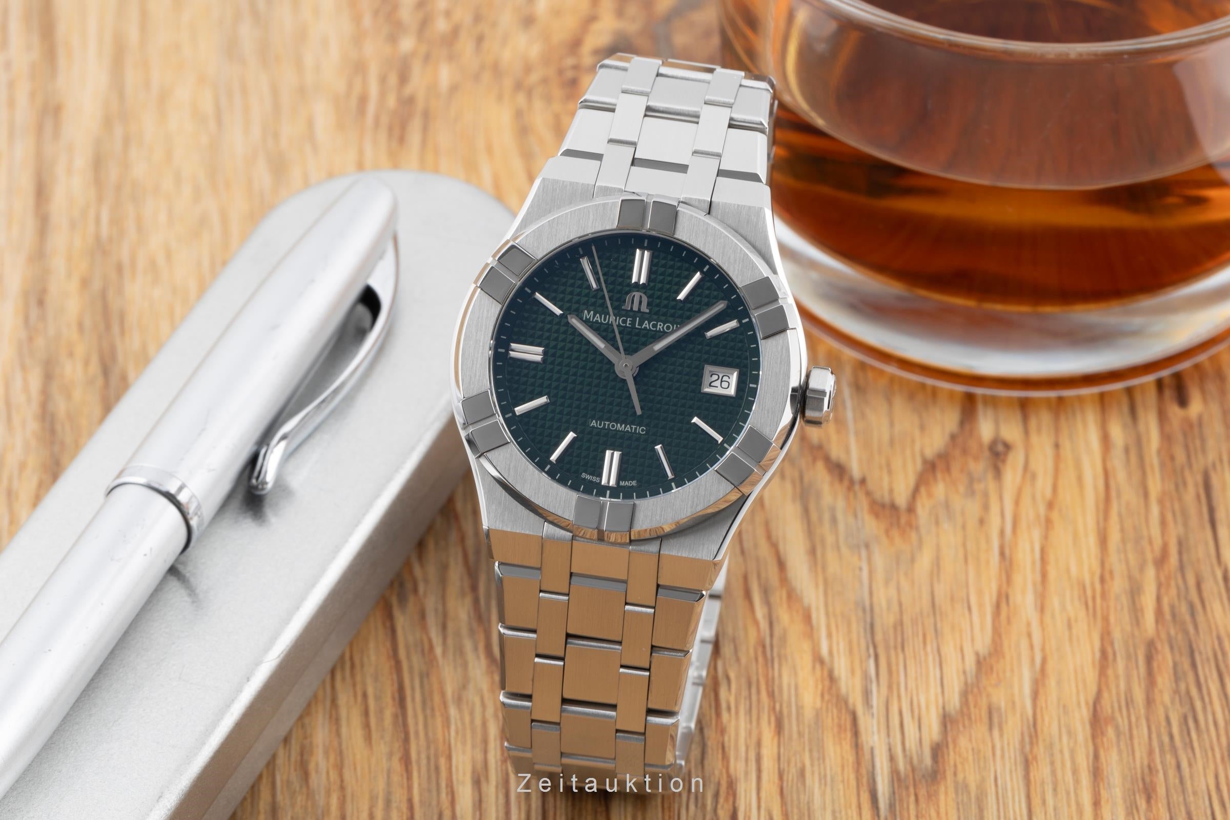 Maurice Lacroix Aikon acero automático reloj para caballeros AI 6007-SS002-630-1  [2506532]