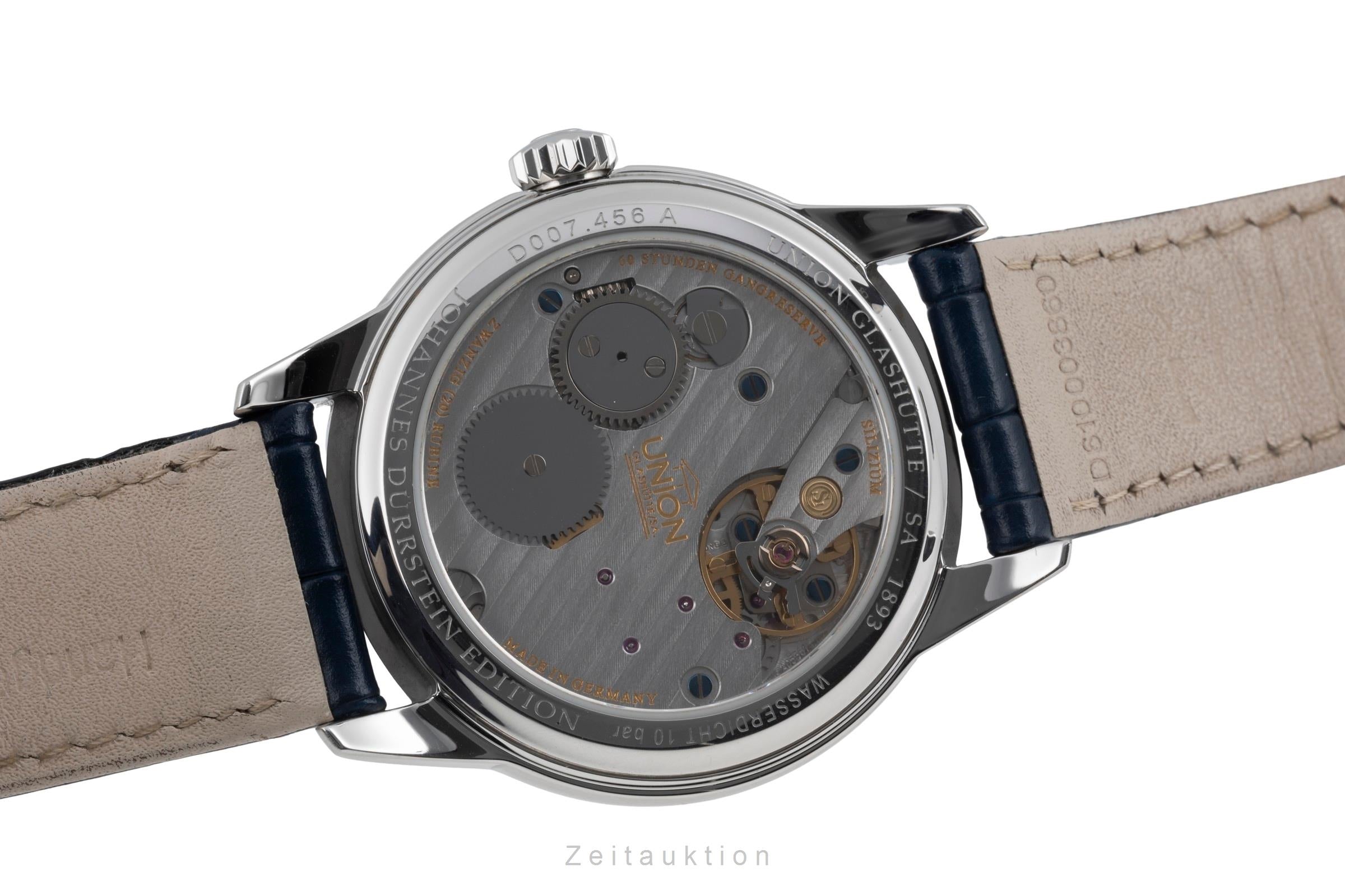 Union Glashütte 1893 Stahl Handaufzug Kal. UNG-56.S1 Ref. D007