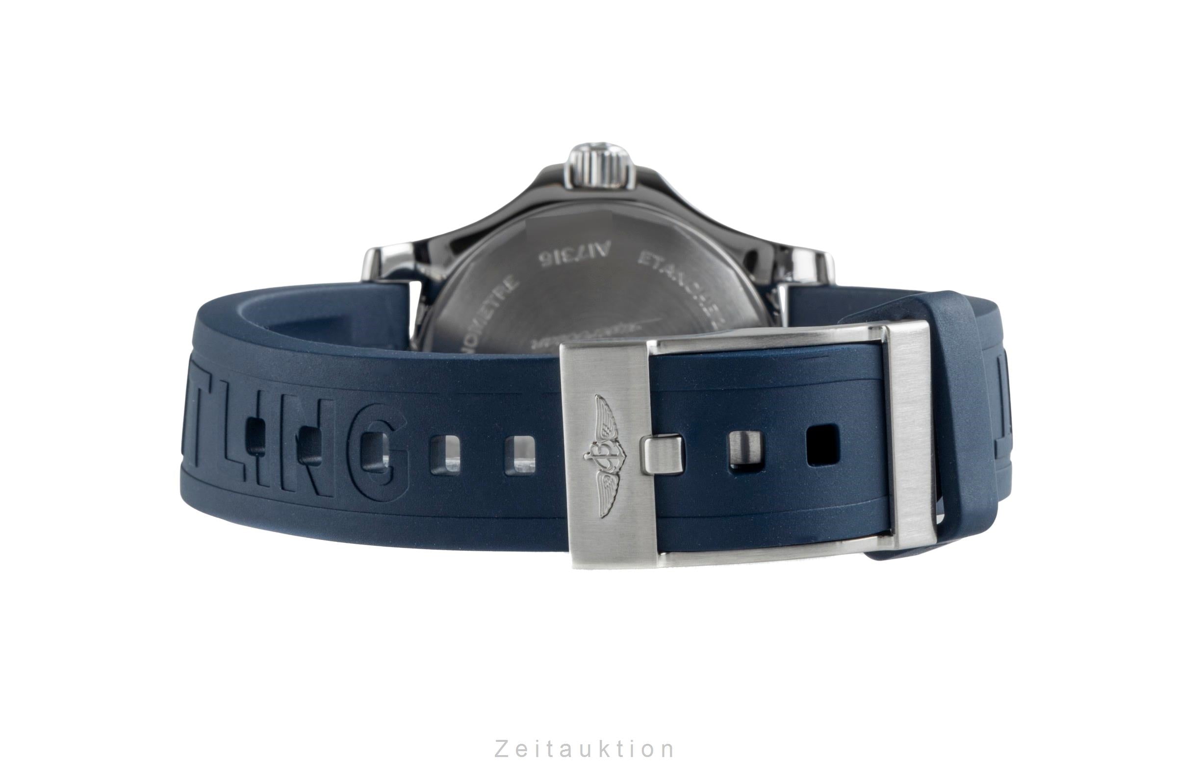 Breitling Superocean acero automático reloj para damas  A17316D81C1S1 LP: 4150EUR  [2506535]