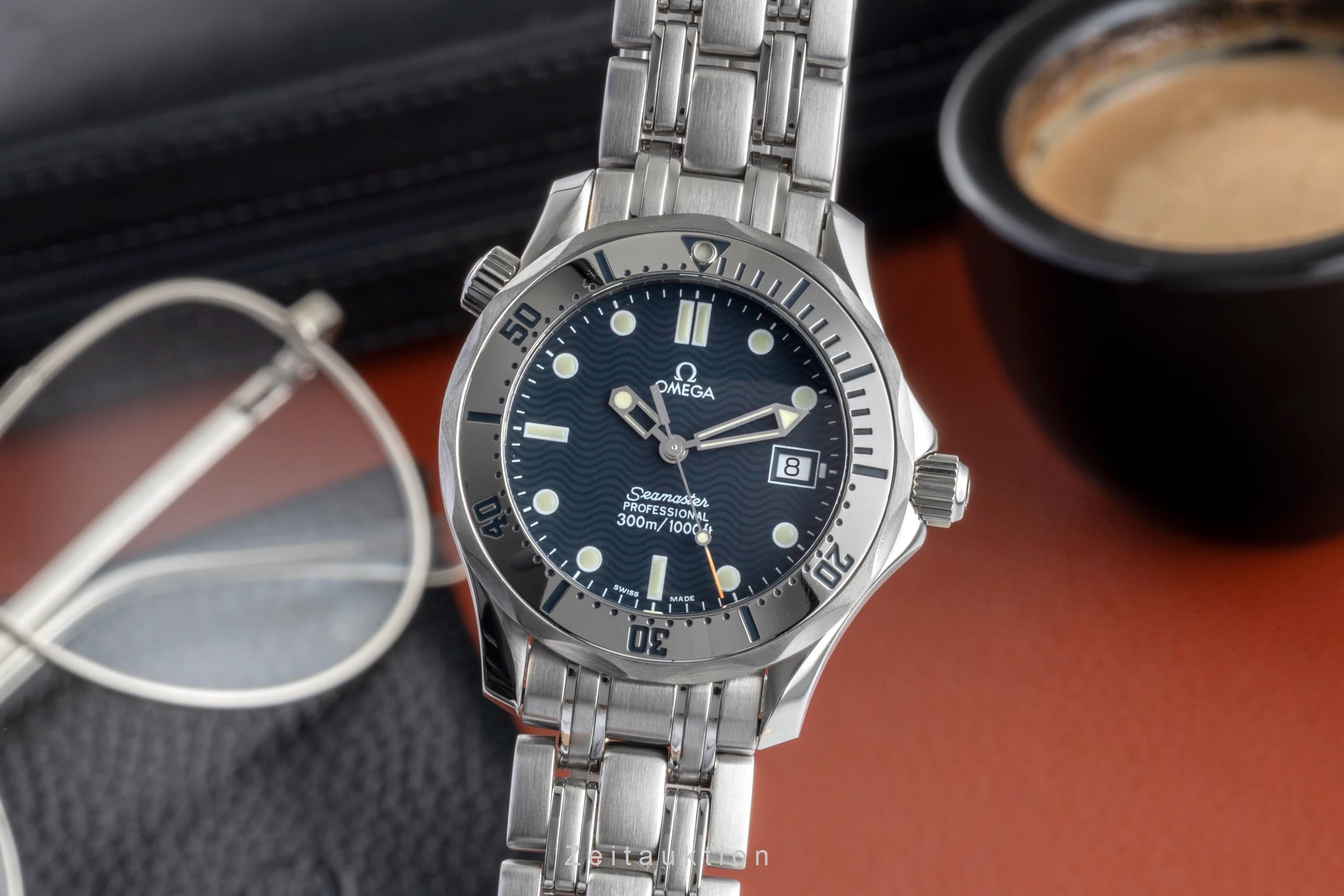 Omega Seamaster Professional 300M Stahl Mid Size Herrenuhr Ref. 2562.80.00 B&P [2506536]