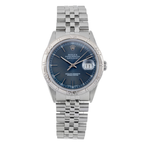 Rolex Datejust Turn-O-Graph acero / oro blanco automático reloj para caballeros 16264  [2506539]