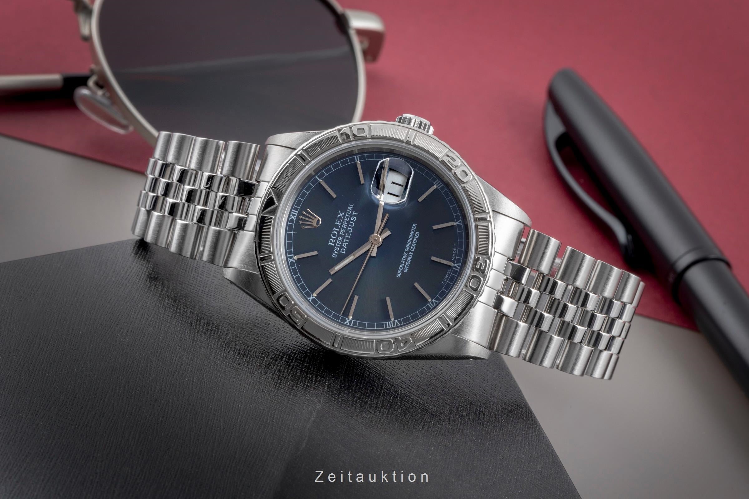 Rolex Datejust Turn-O-Graph acero / oro blanco automático reloj para caballeros 16264  [2506539]