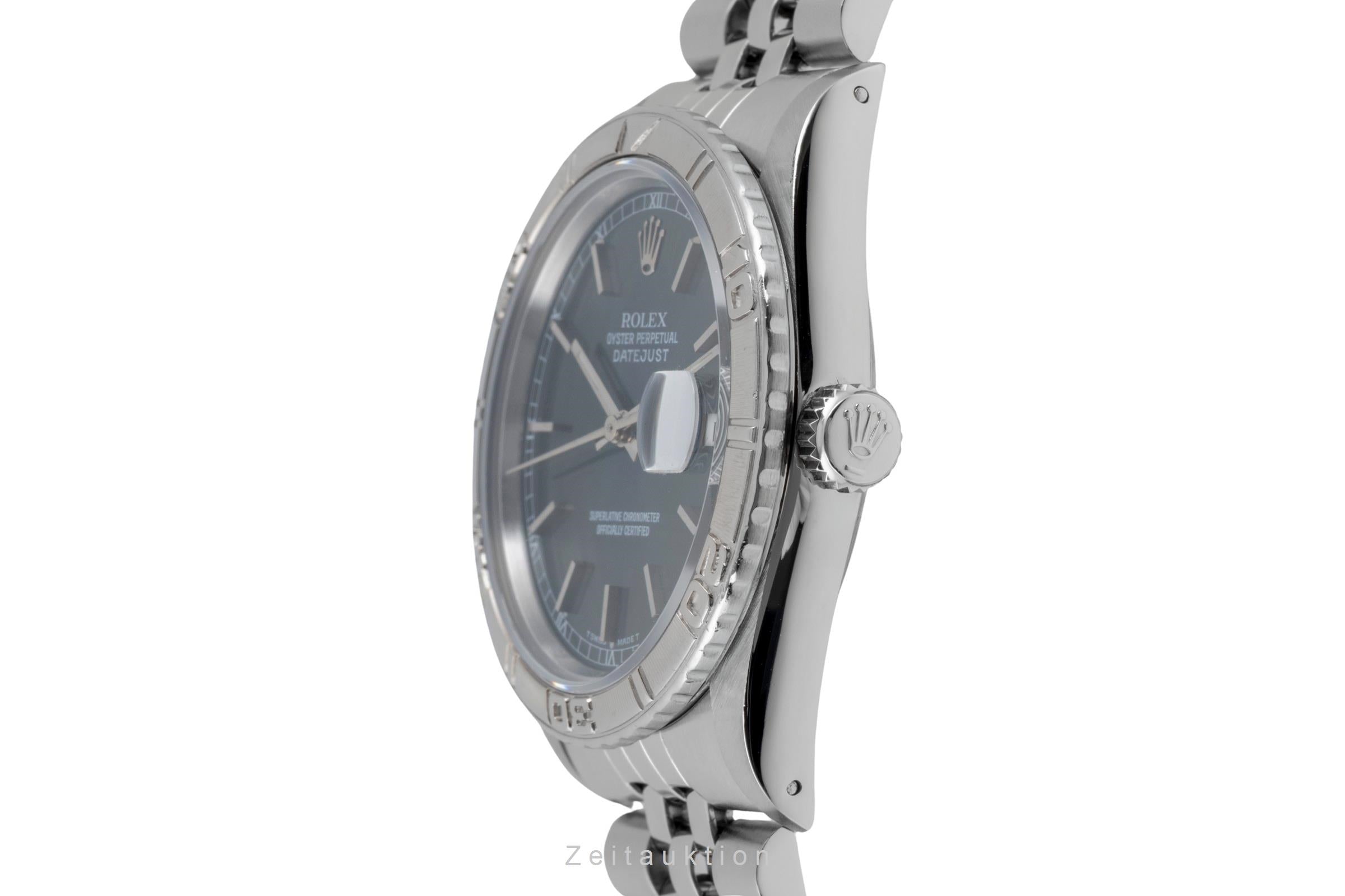 Rolex Datejust Turn-O-Graph acero / oro blanco automático reloj para caballeros 16264  [2506539]