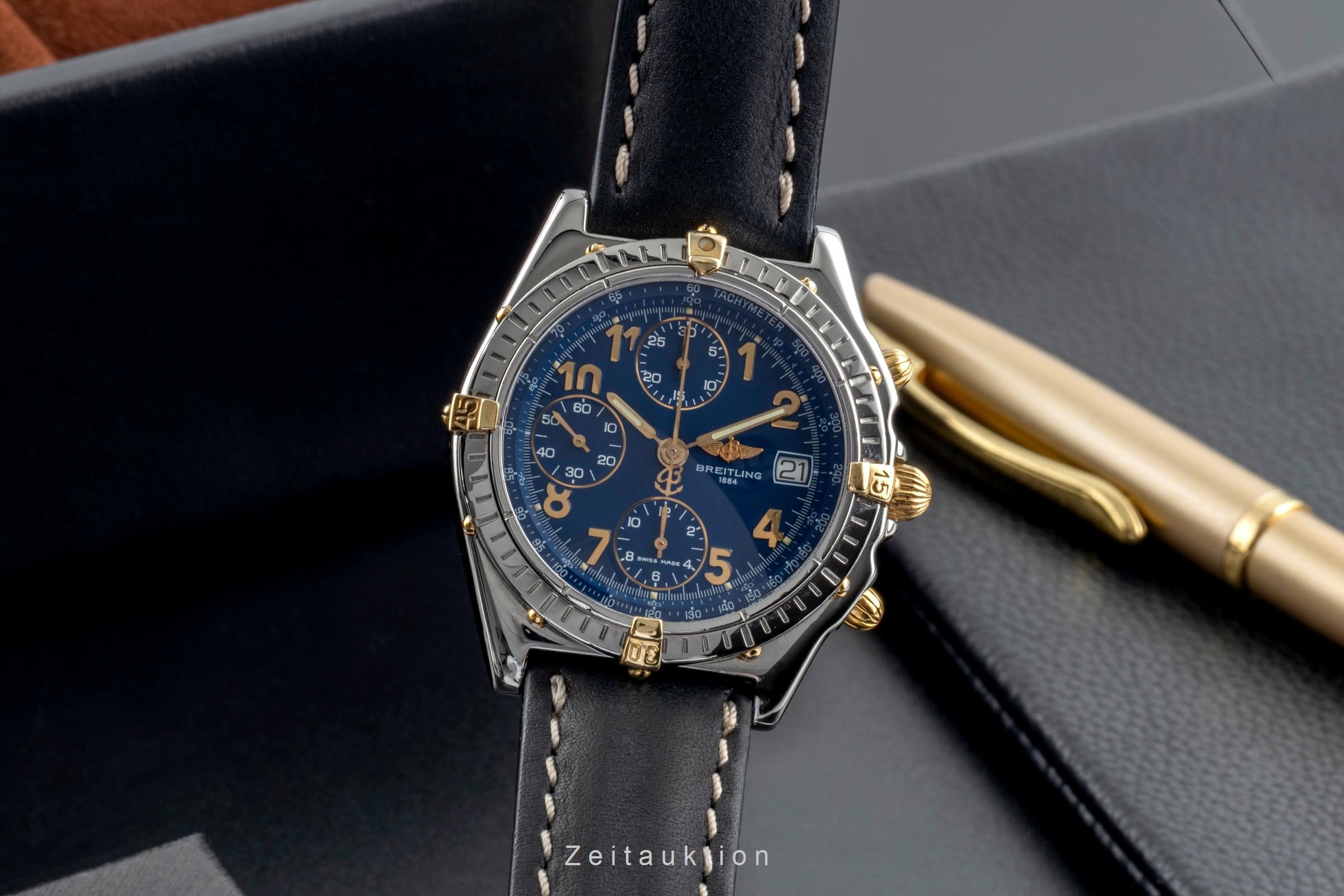 Breitling Chronomat chronograph steel / gold automatic men's watch B13050.1  [2506540]