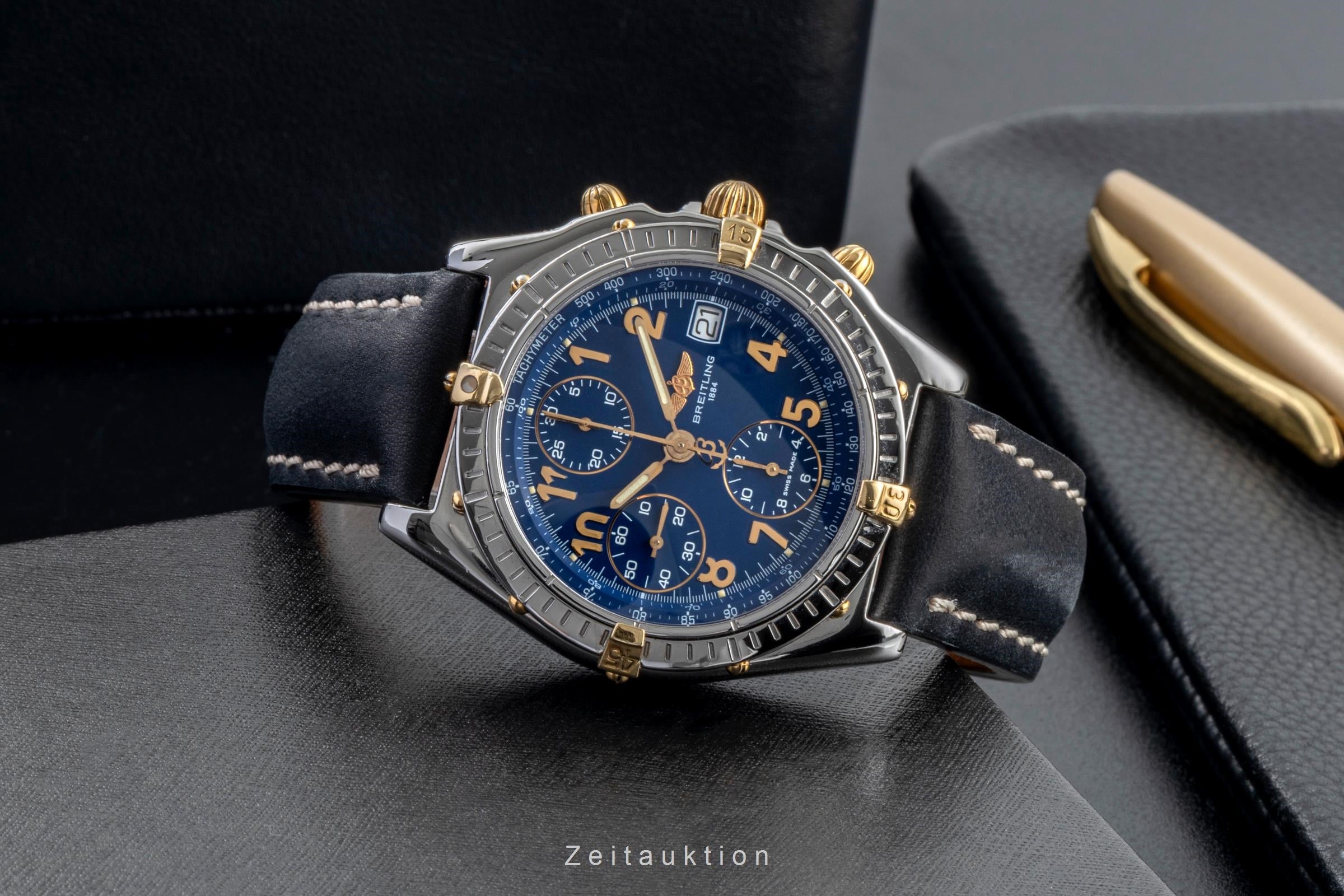 Breitling Chronomat chronograph steel / gold automatic men's watch B13050.1  [2506540]
