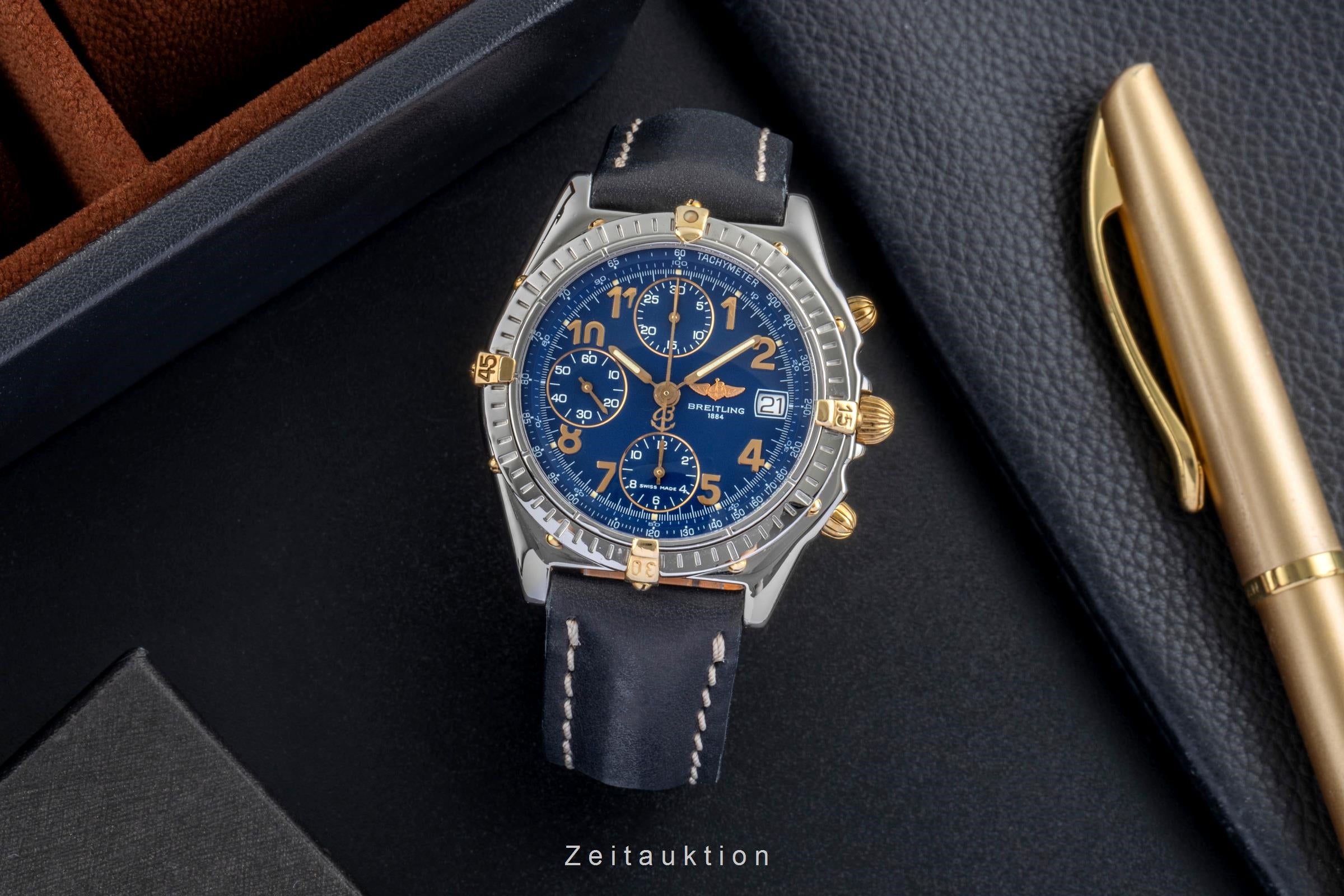 Breitling Chronomat chronograph steel / gold automatic men's watch B13050.1  [2506540]