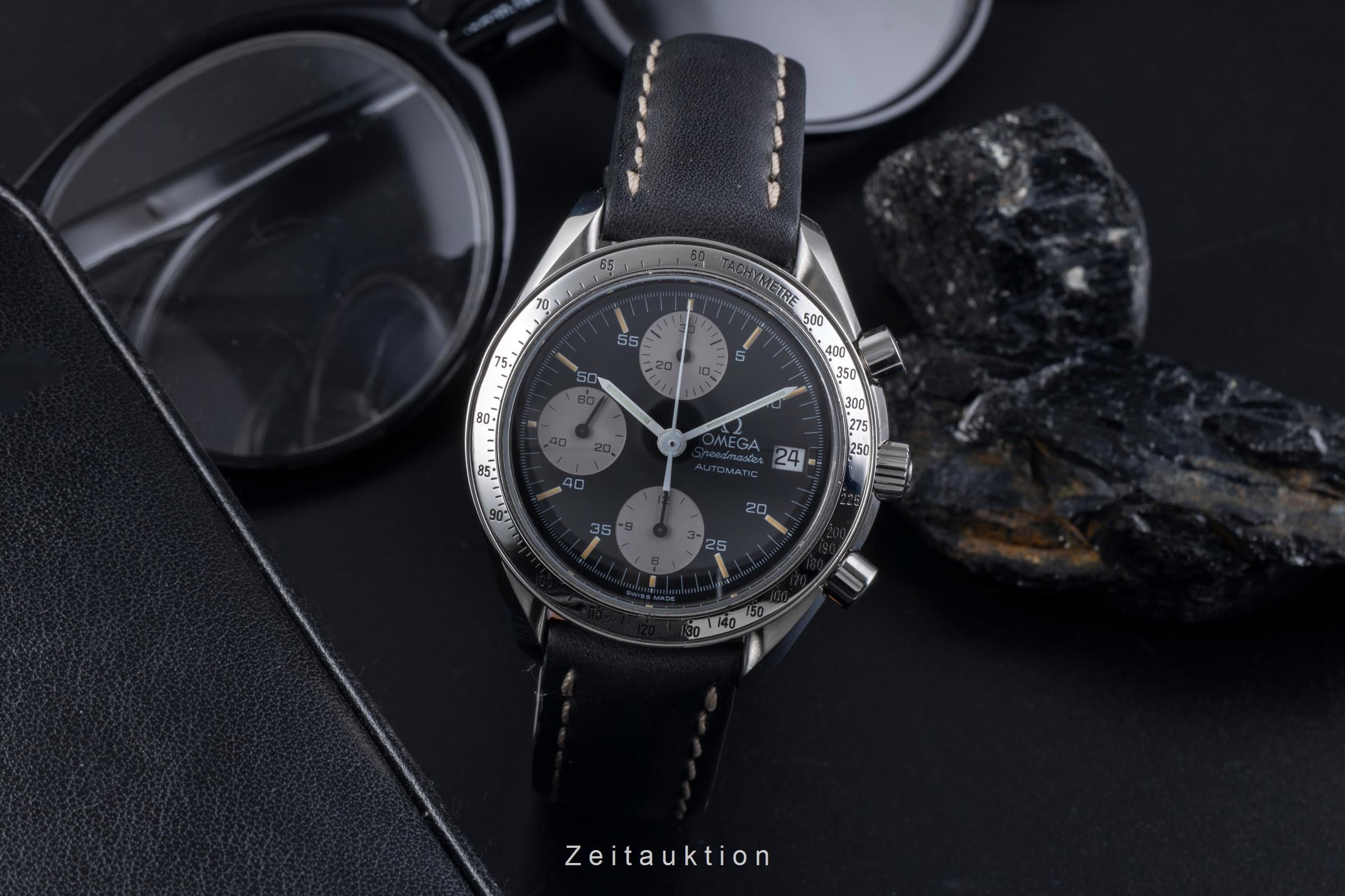 Omega Speedmaster Date chronograph steel automatic men's watch 3513.50.00 LP: 6100EUR  [2506543]