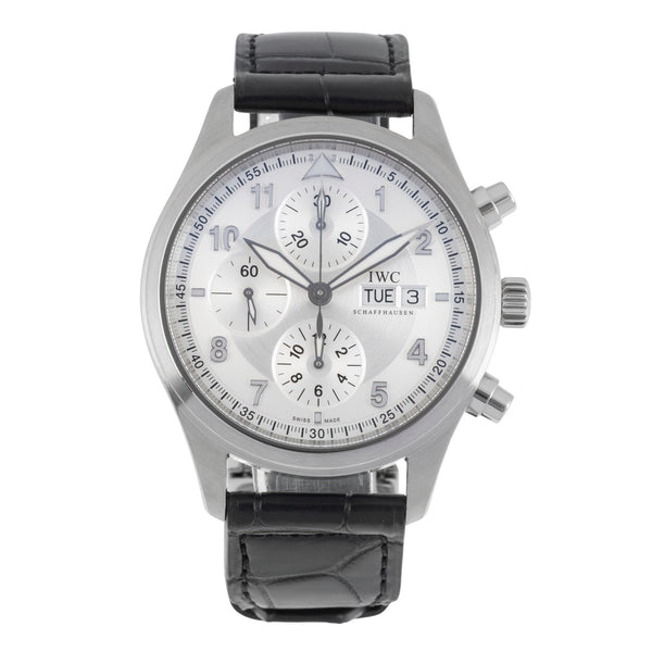 IWC Schaffhausen Fliegeruhr Chronograph Automatik Stahl IW371702 VP 8300,- € B&P [2506550]