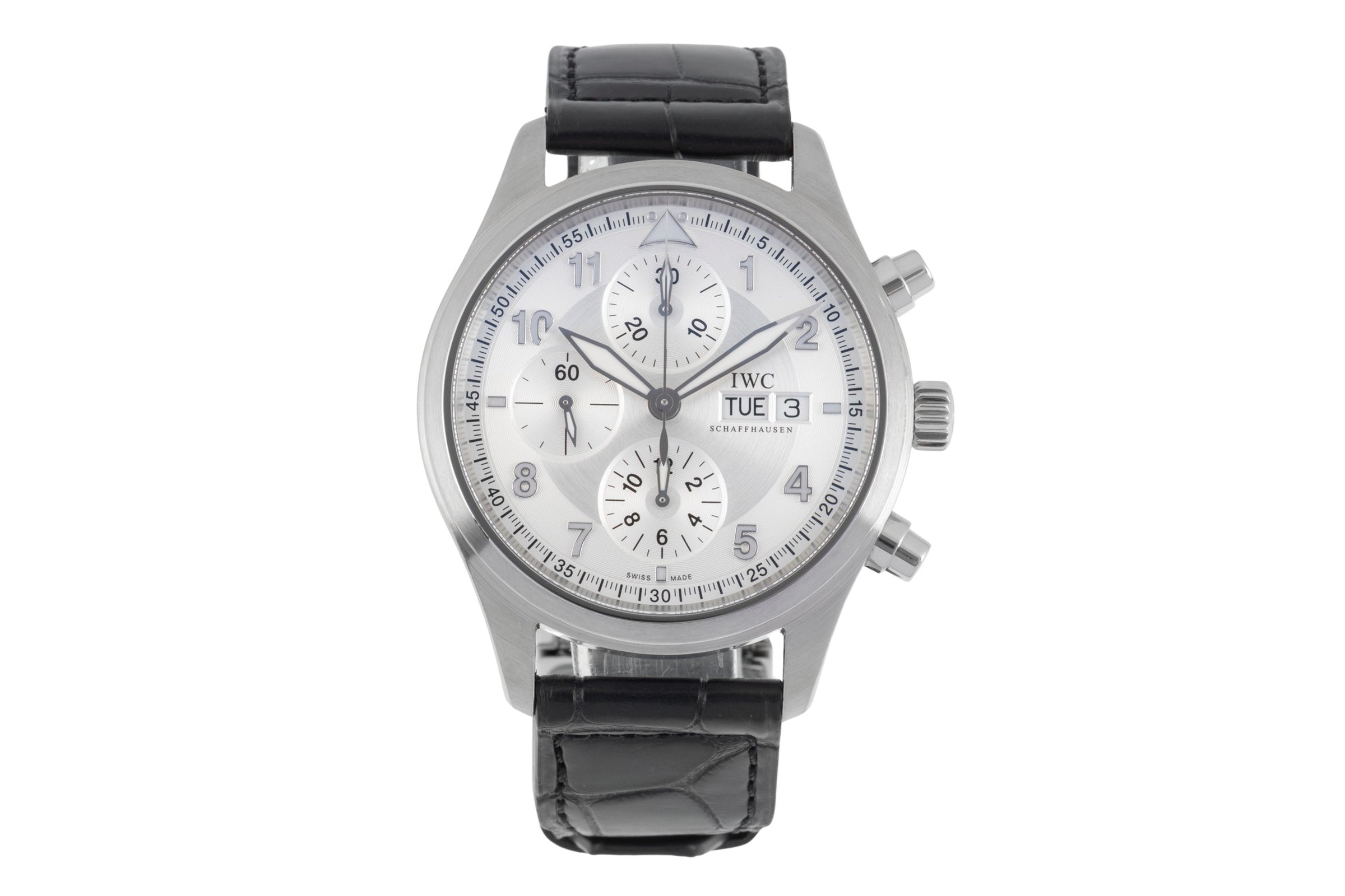 IWC Fliegerchronograph chronograph steel automatic men's watch IW371702 LP: 8300EUR  [2506550]