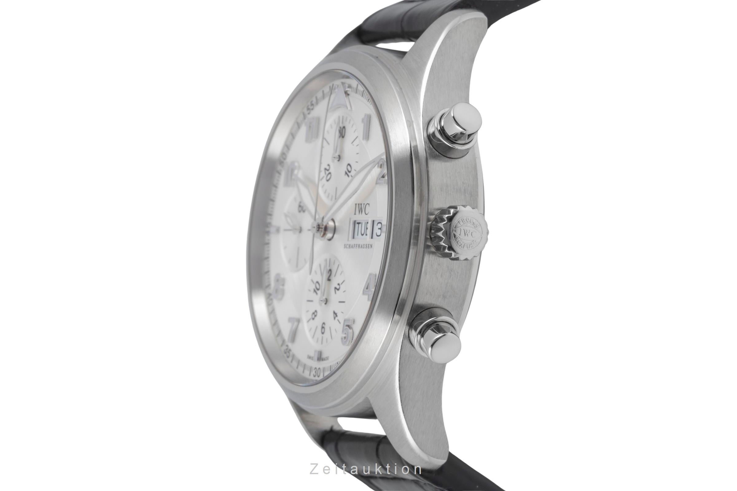 IWC Schaffhausen Fliegeruhr Chronograph Automatik Stahl IW371702 VP 8300,- € B&P [2506550]