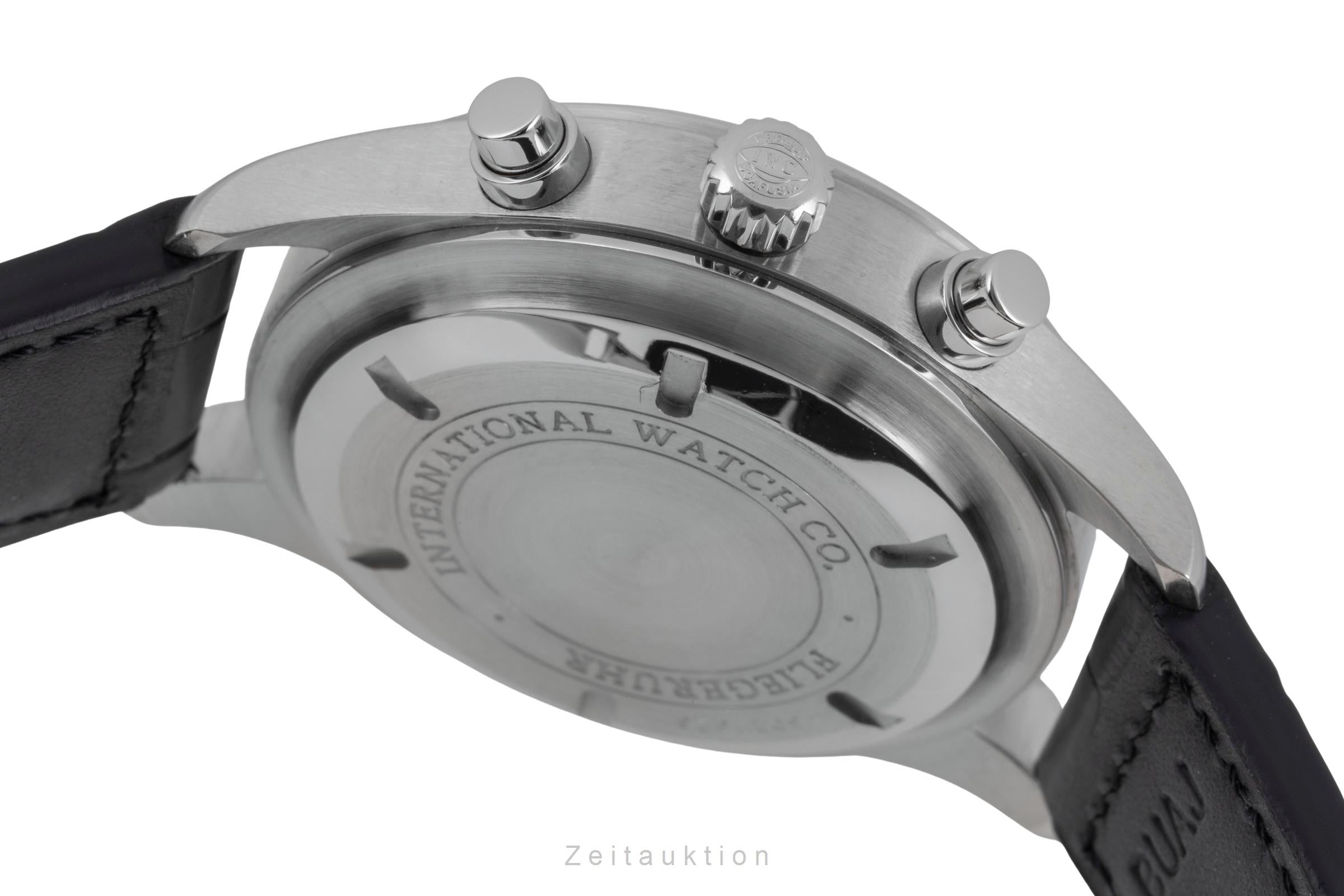 IWC Schaffhausen Fliegeruhr Chronograph Automatik Stahl IW371702 VP 8300,- € B&P [2506550]