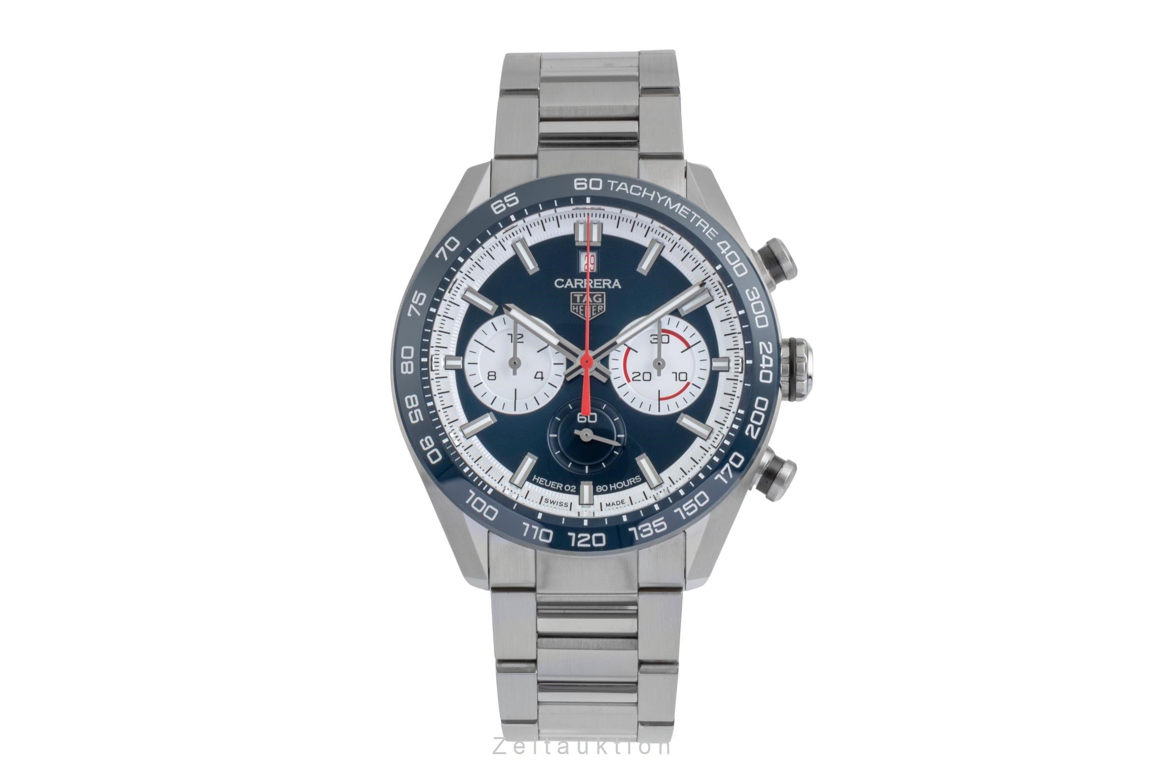 Tag Heuer Carrera Chronograph Stahl Automatik Herrenuhr Ref. CBN2A1E.BA0643  [2506551]