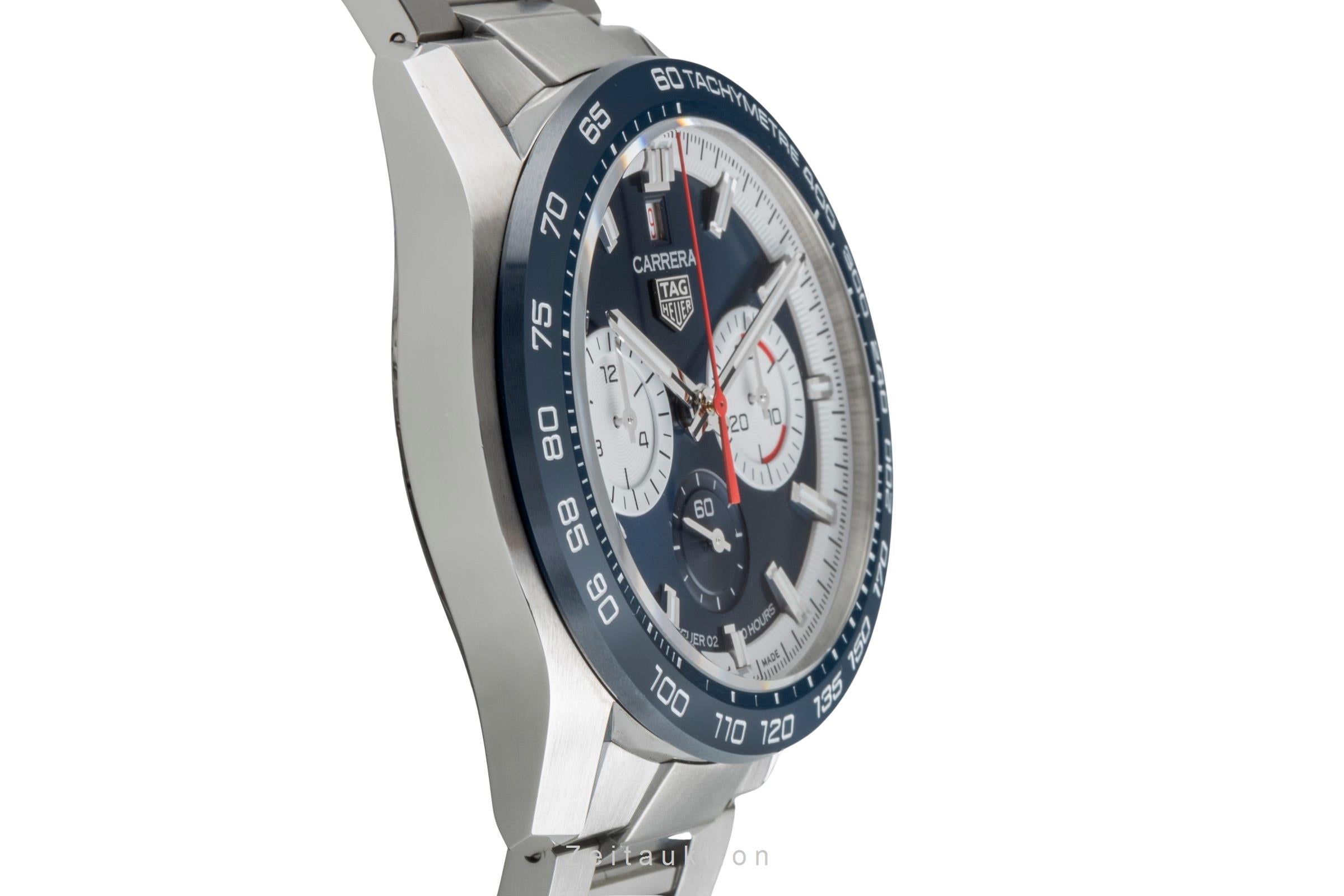 Tag Heuer Carrera Chronograph Stahl Automatik Herrenuhr Ref. CBN2A1E.BA0643  [2506551]