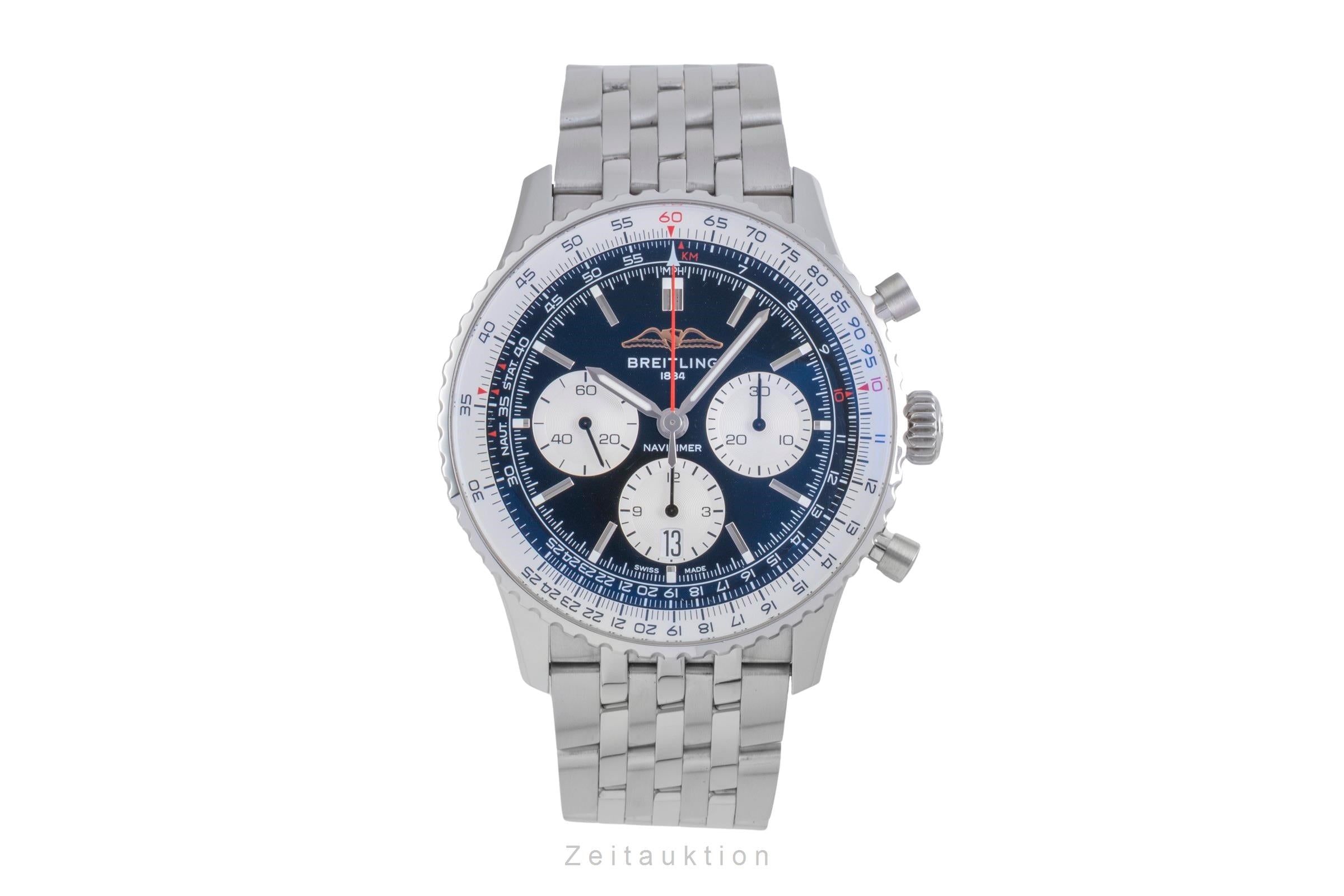 Breitling Navitimer B01 Chronograph 43 Stahl Automatik AB0138211B1P1 NP 9650,- € [2506552]