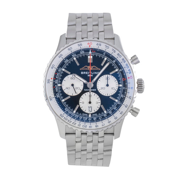 Breitling Navitimer B01 Chronograph 43 Stahl Automatik AB0138211B1P1 NP 9650,- € [2506552]