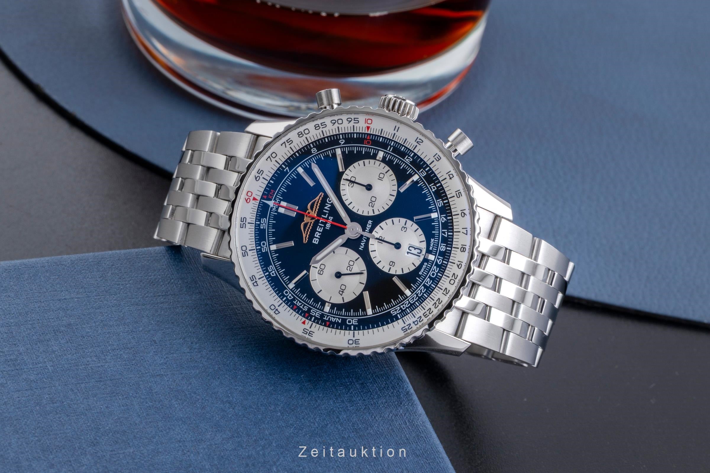 Breitling Navitimer B01 Chronograph 43 Stahl Automatik AB0138211B1P1 NP 9650,- € [2506552]