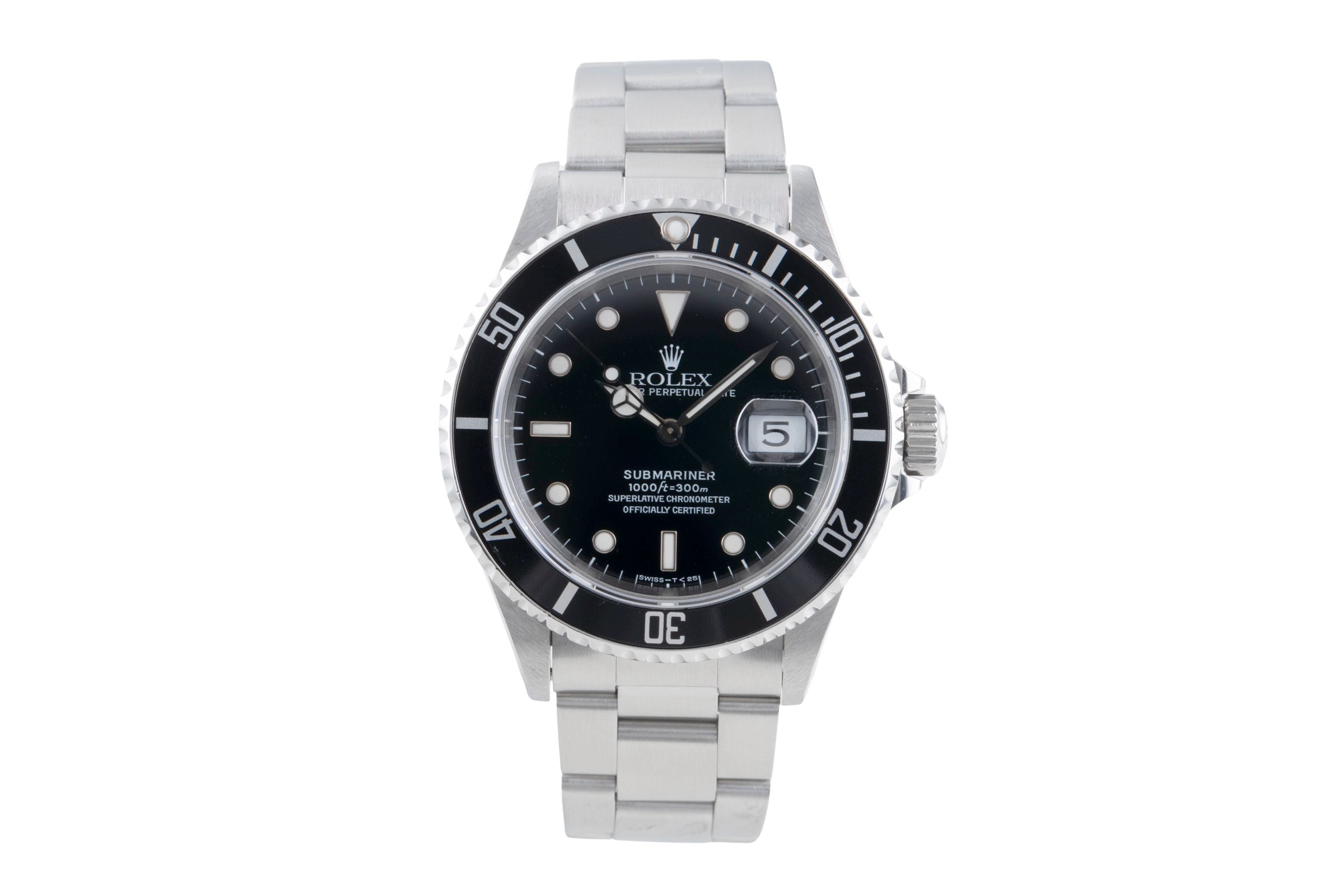 Rolex Submariner steel automatic men's watch 16610  [2506556]