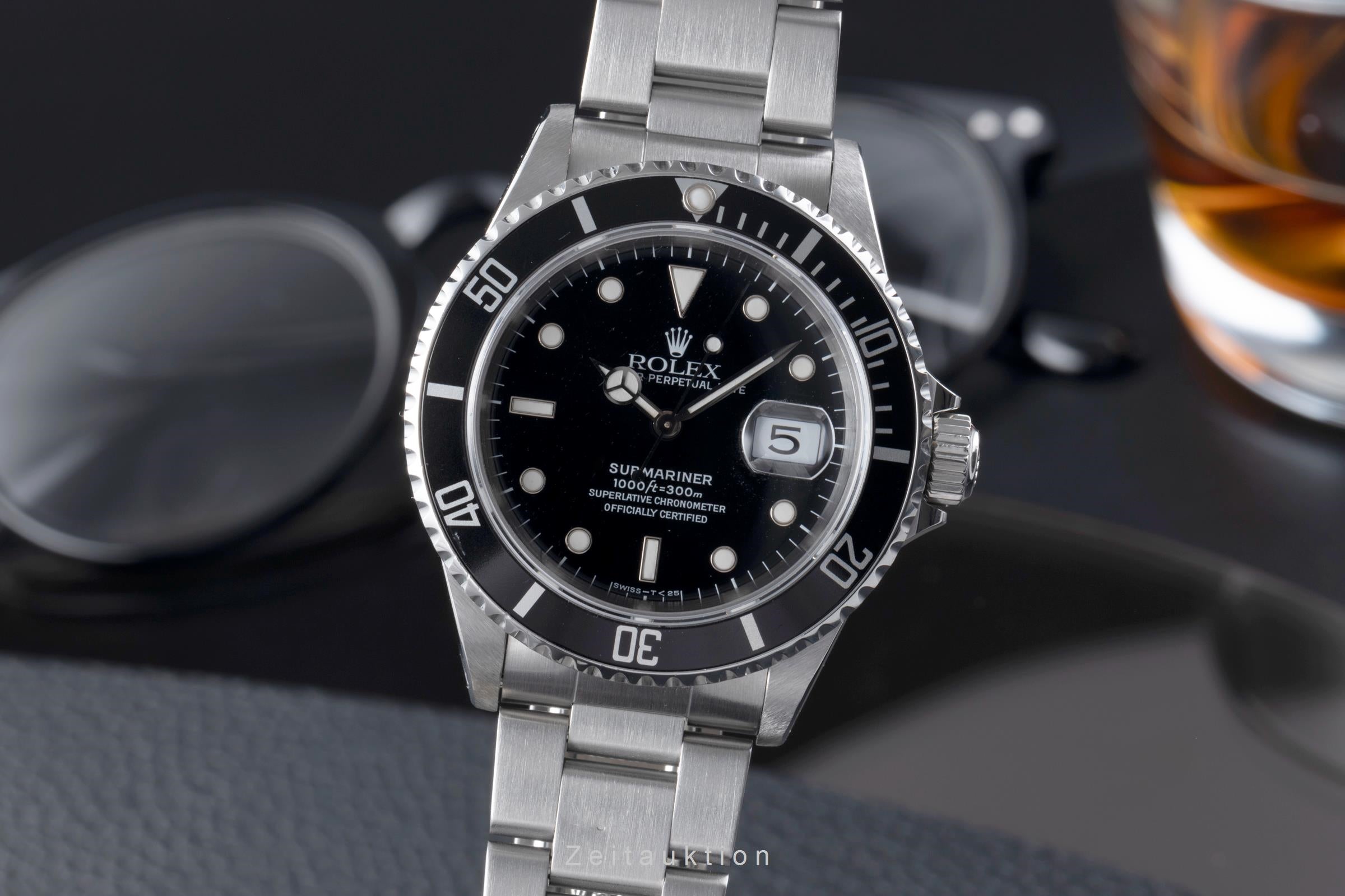 Rolex Submariner steel automatic men's watch 16610  [2506556]