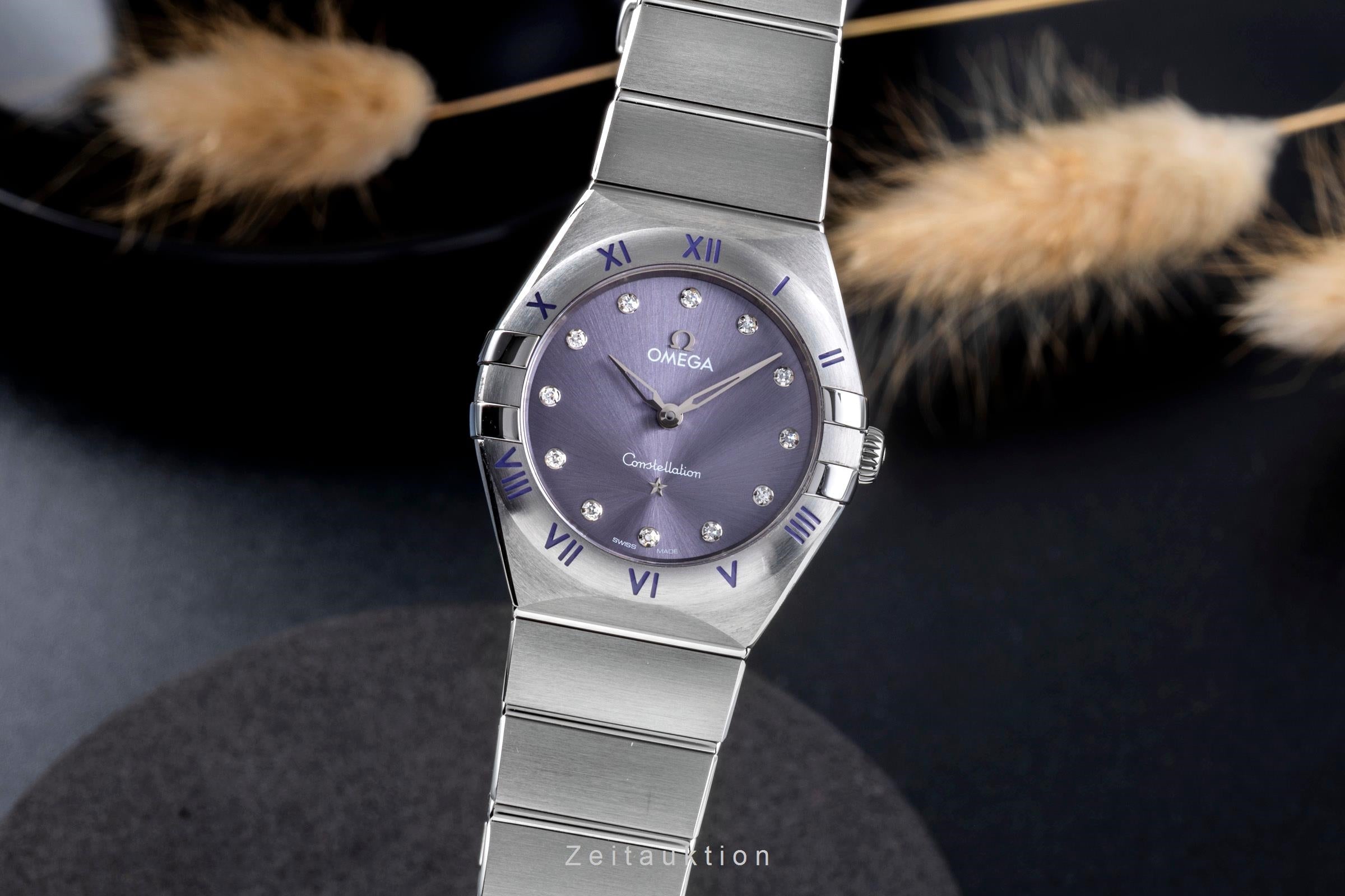 Omega Constellation acier quartz montre pour femmes 131.10.28.60.60.002 LP: 4400EUR  [2506558]