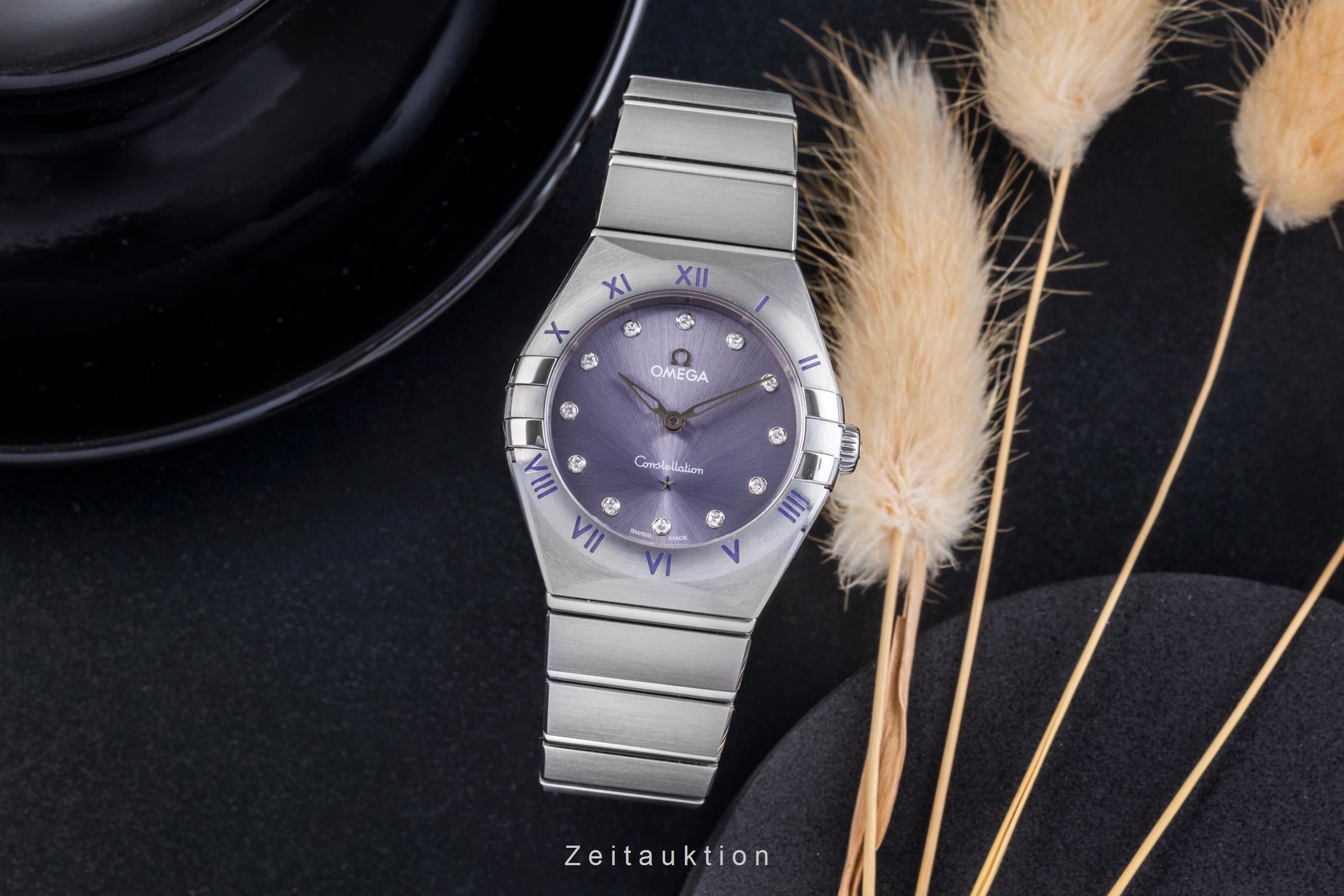 Omega Constellation acciaio quarzo orologio da donna 131.10.28.60.60.002 LP: 4400EUR  [2506558]