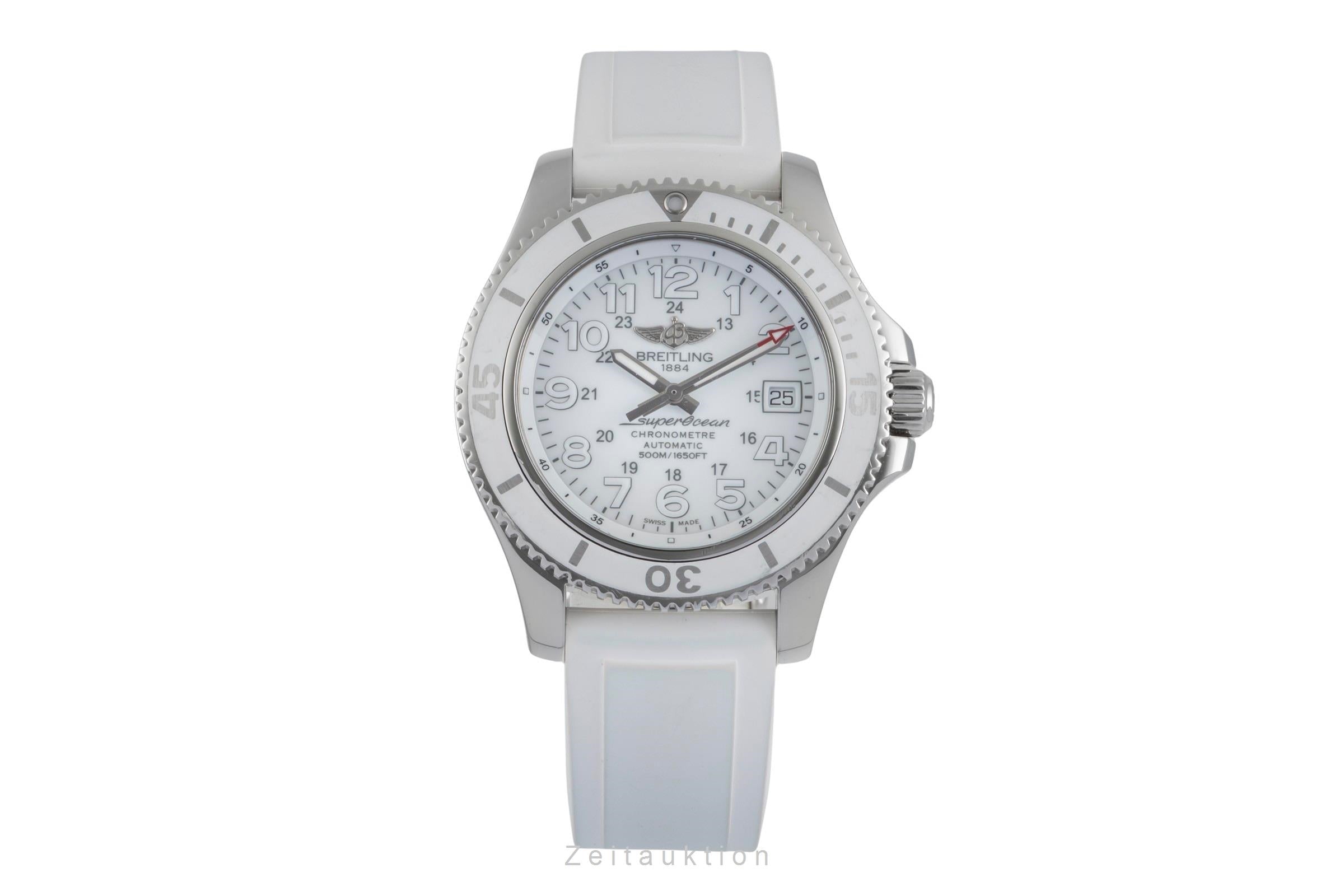 Breitling Superocean II 42 Stahl Automatik Herrenuhr Ref. A17365D2/A766 B&P 2016 [2506565]