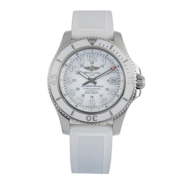 Breitling Superocean II 42 Stahl Automatik Herrenuhr Ref. A17365D2/A766 B&P 2016 [2506565]