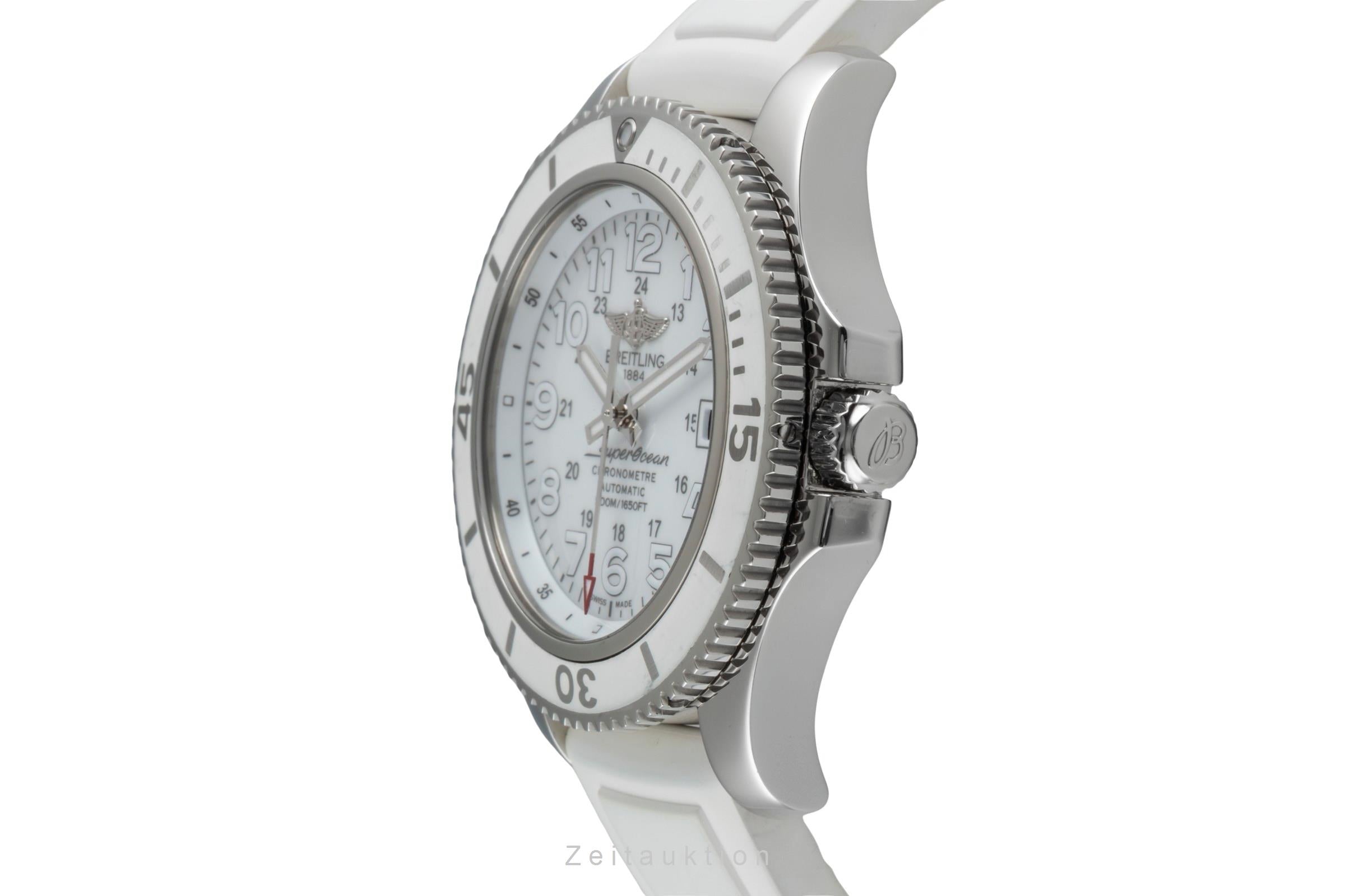 Breitling Superocean II 42 Stahl Automatik Herrenuhr Ref. A17365D2/A766 B&P 2016 [2506565]