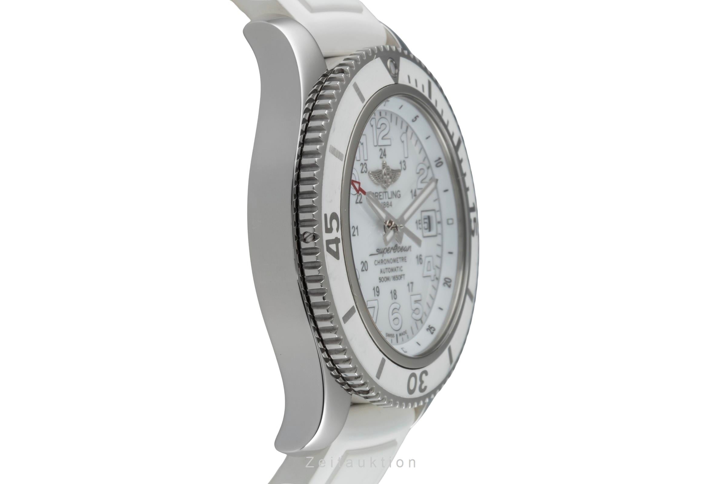 Breitling Superocean II 42 Stahl Automatik Herrenuhr Ref. A17365D2/A766 B&P 2016 [2506565]