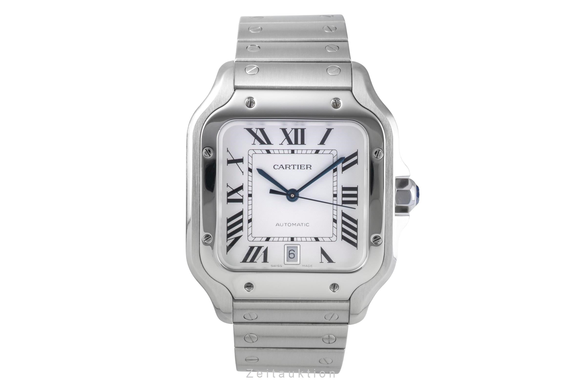 Cartier Santos acero automático reloj para caballeros WSSA0009 LP: 8850EUR  [2506566]